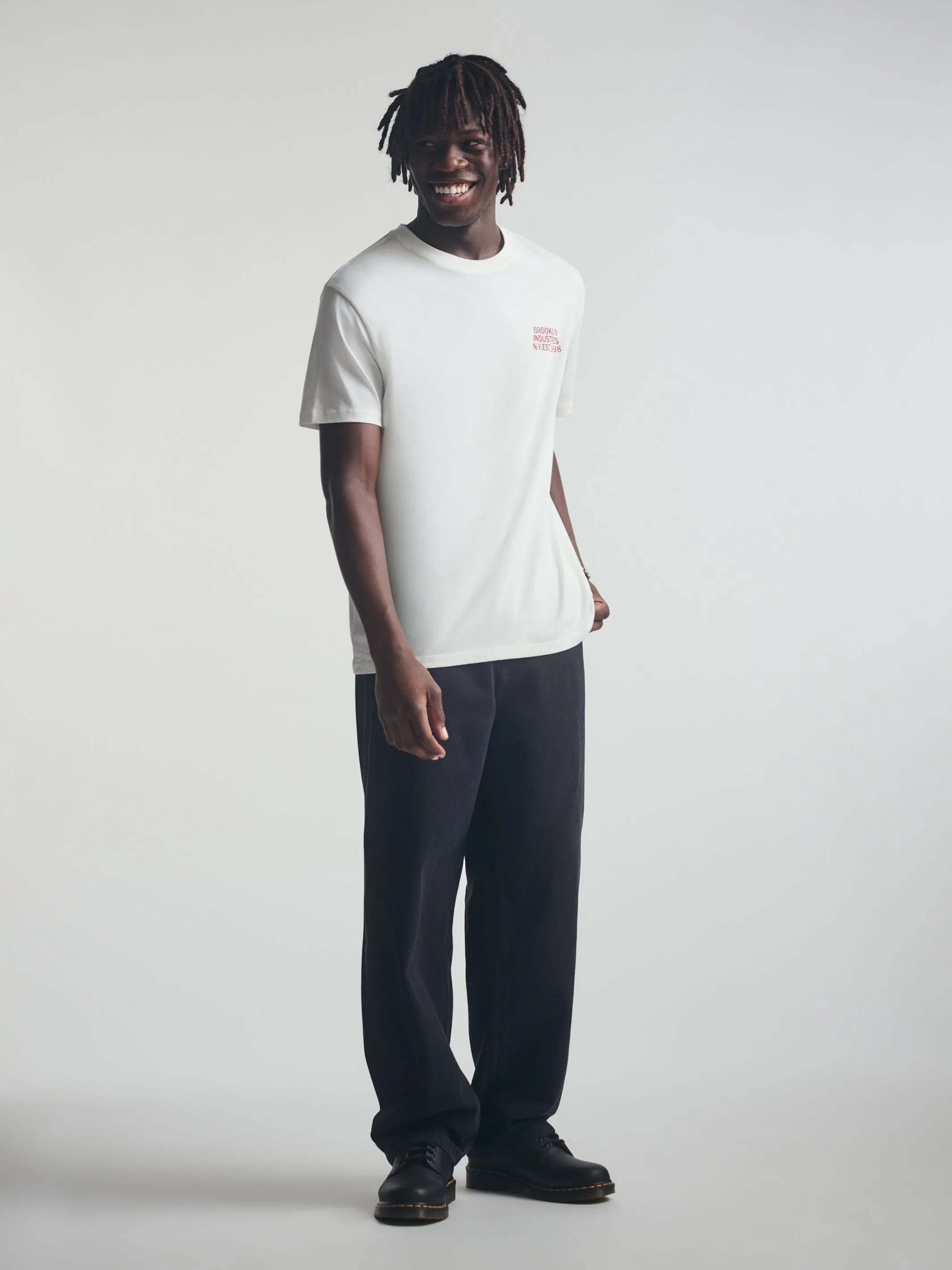 Men's Brooklyn T-Shirt In Antique White sold by Brooklyn Industries product image thumbnail 5