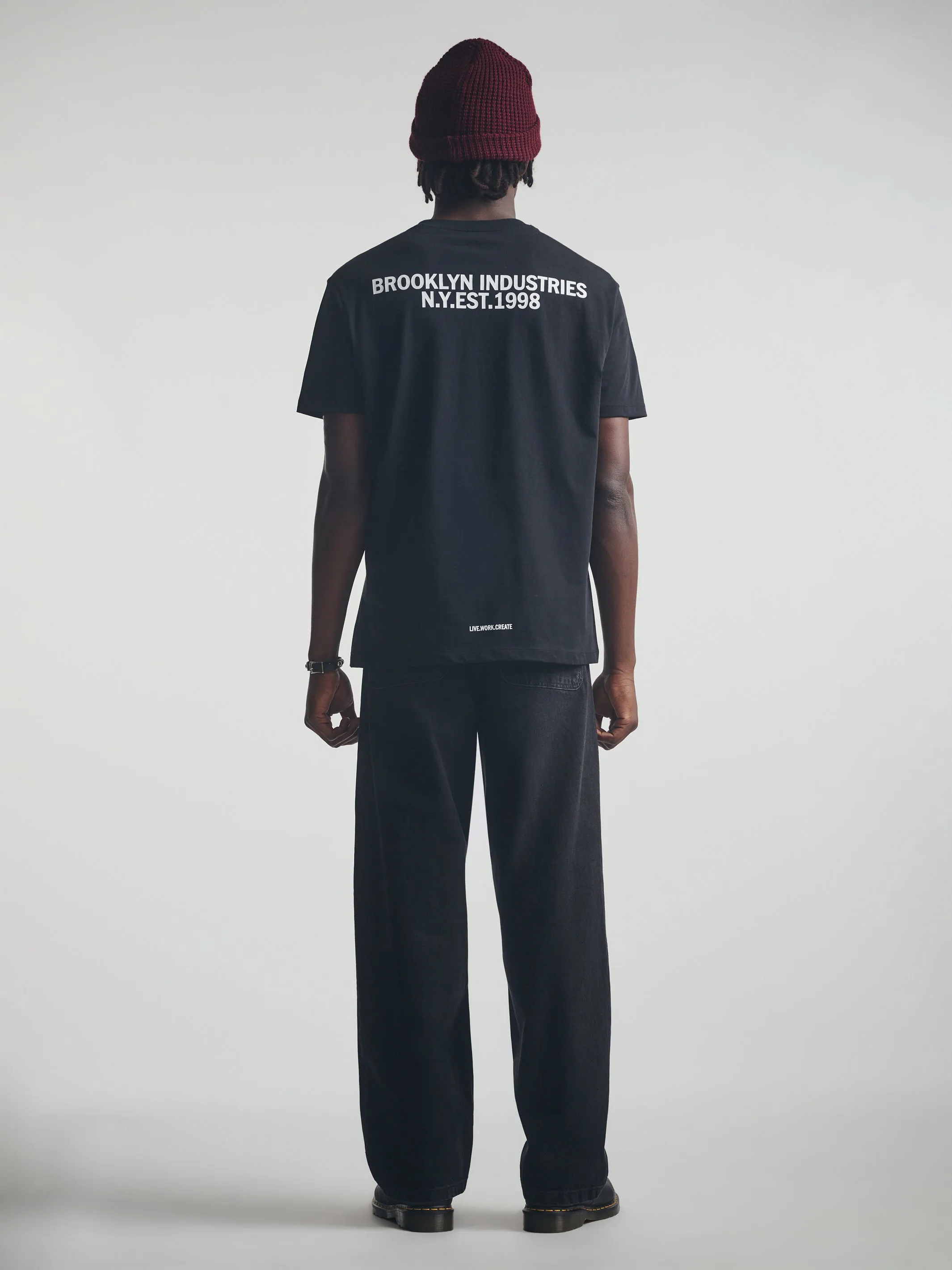 Men's Logo T-Shirt In Black sold by Brooklyn Industries product image thumbnail 5