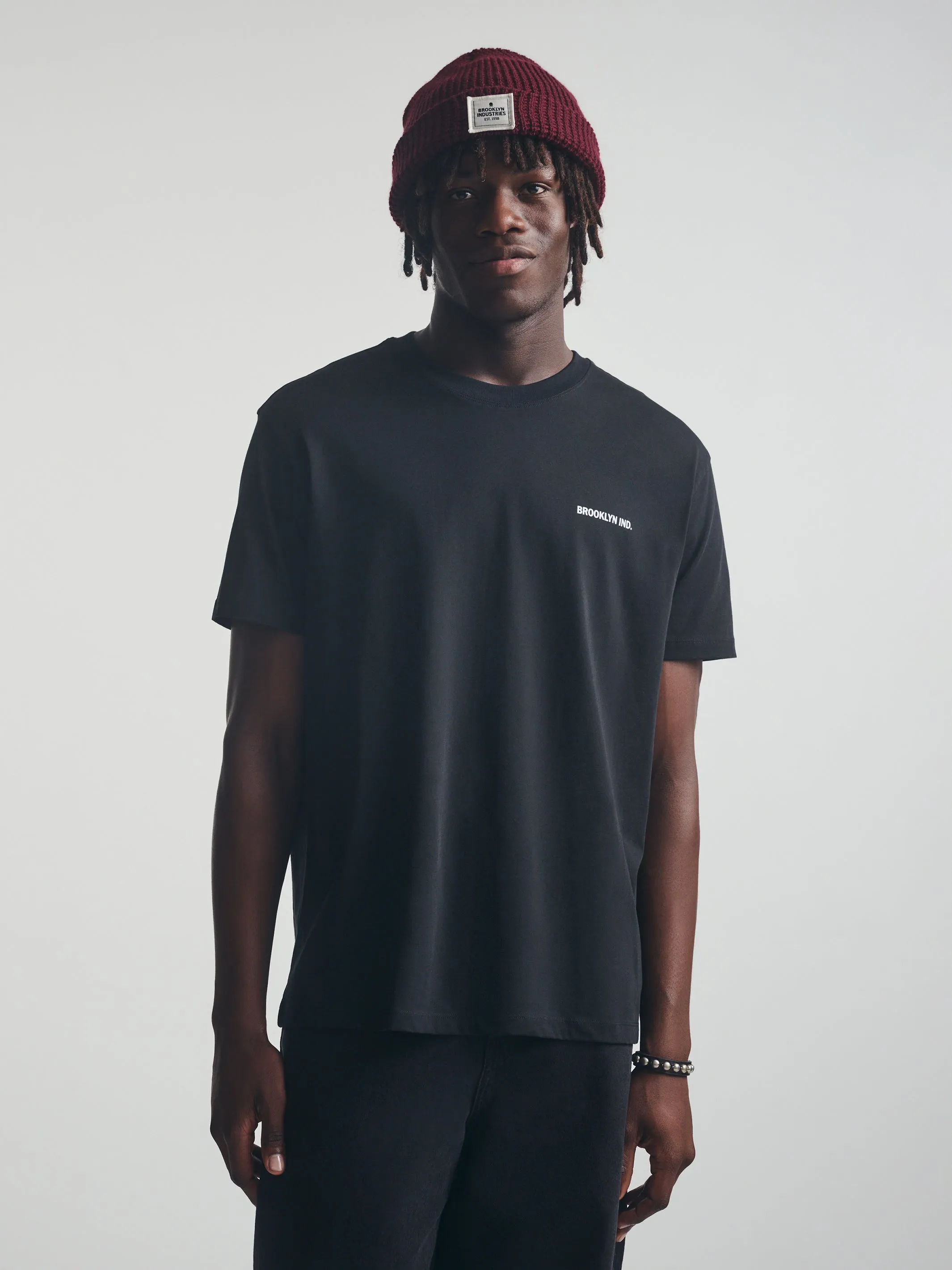 Men's Logo T-Shirt In Black sold by Brooklyn Industries