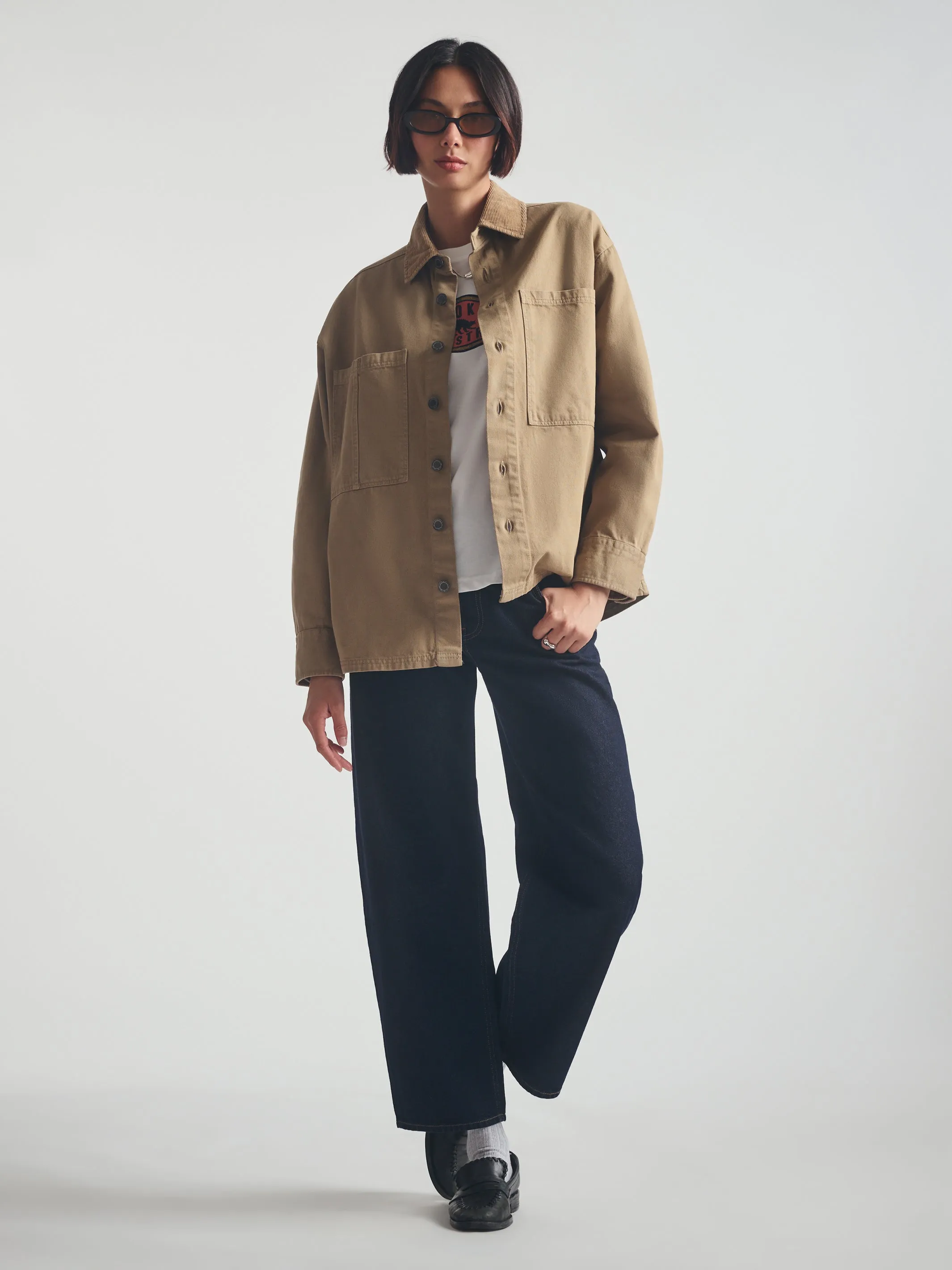 Women's Overshirt in Kelp sold by Brooklyn Industries product image thumbnail 2