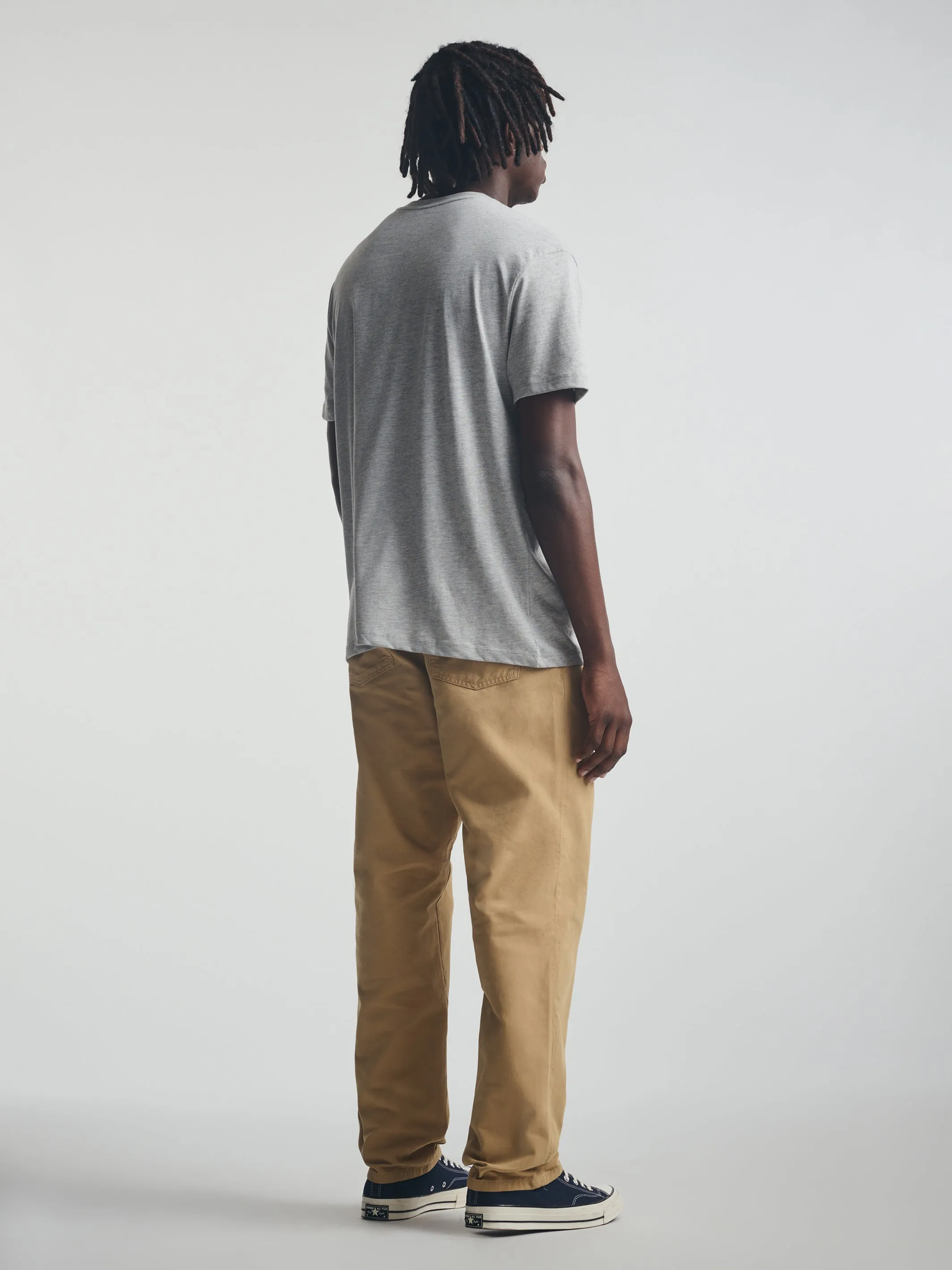 Men's Brooklyn T-Shirt in Mid Grey Melange sold by Brooklyn Industries product image thumbnail 4