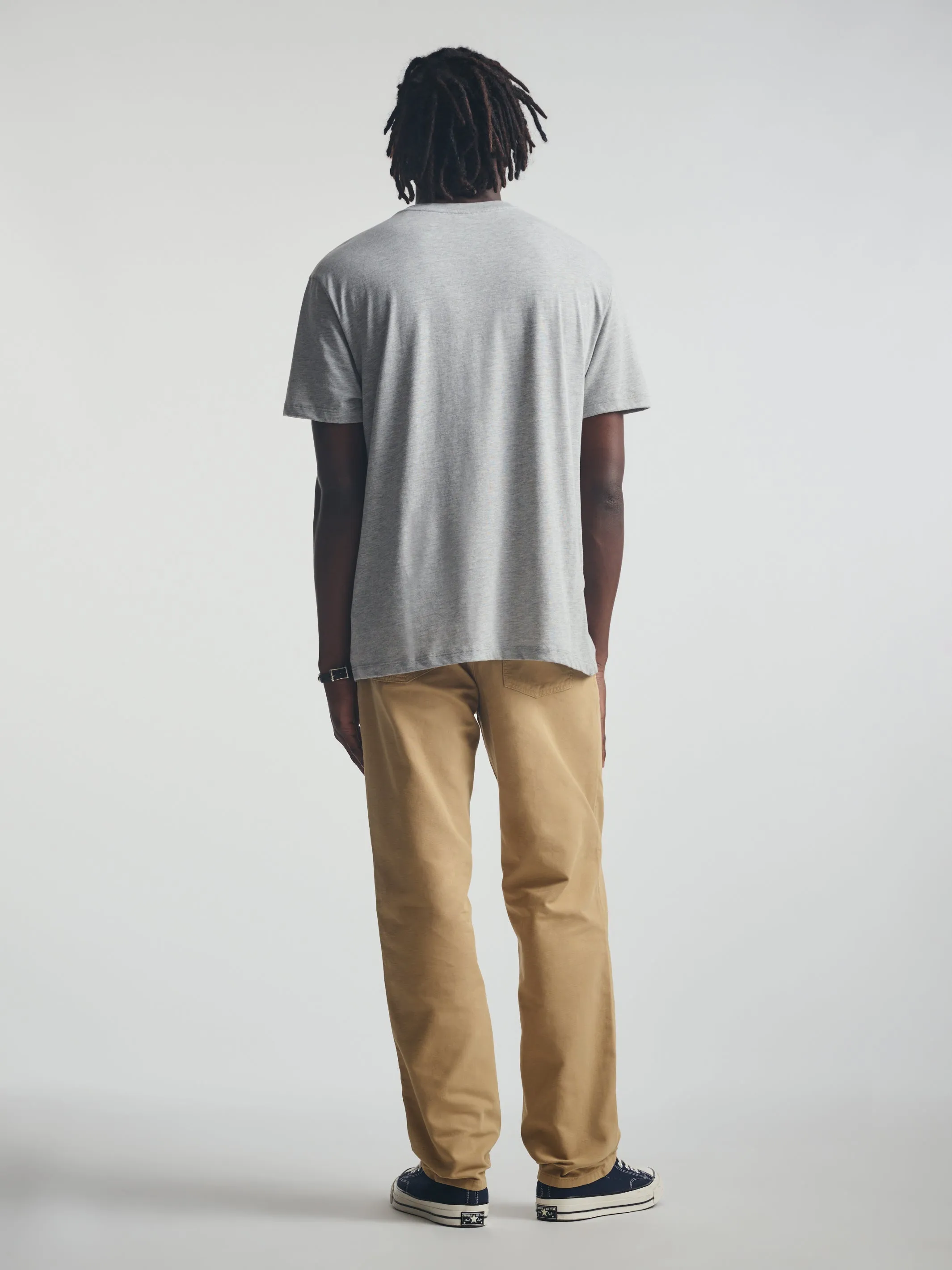 Men's Brooklyn T-Shirt in Mid Grey Melange sold by Brooklyn Industries product image thumbnail 5