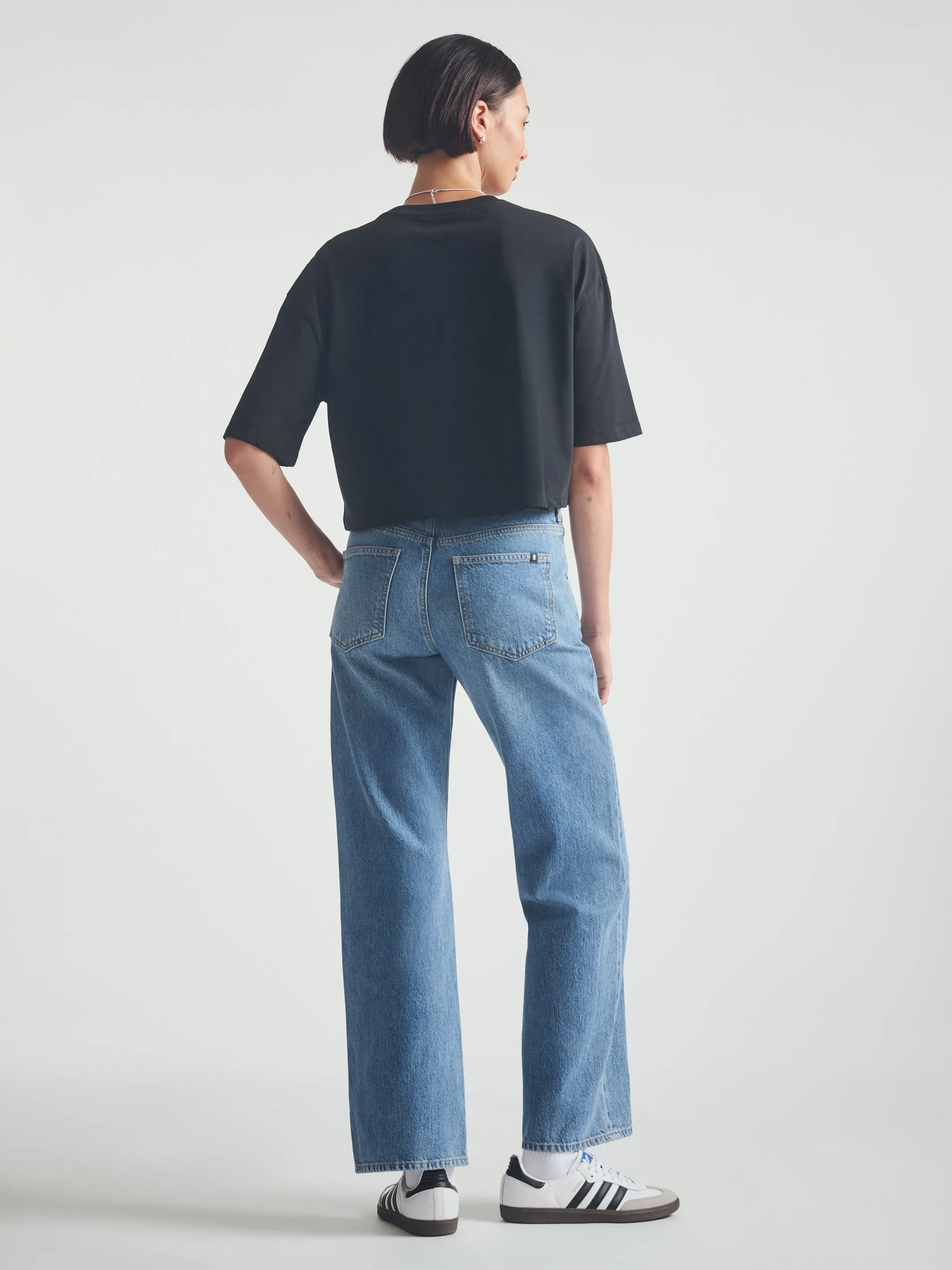 Women's Brooklyn Graphic Cropped T-Shirt in Black sold by Brooklyn Industries product image thumbnail 5