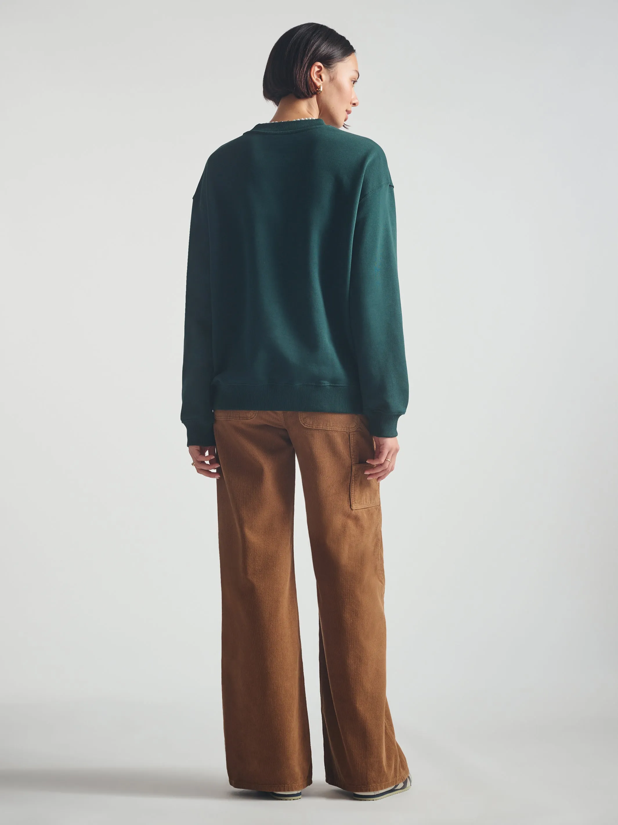 Women's Brooklyn Live Work Create Sweatshirt in Ponderosa Pine sold by Brooklyn Industries product image thumbnail 2