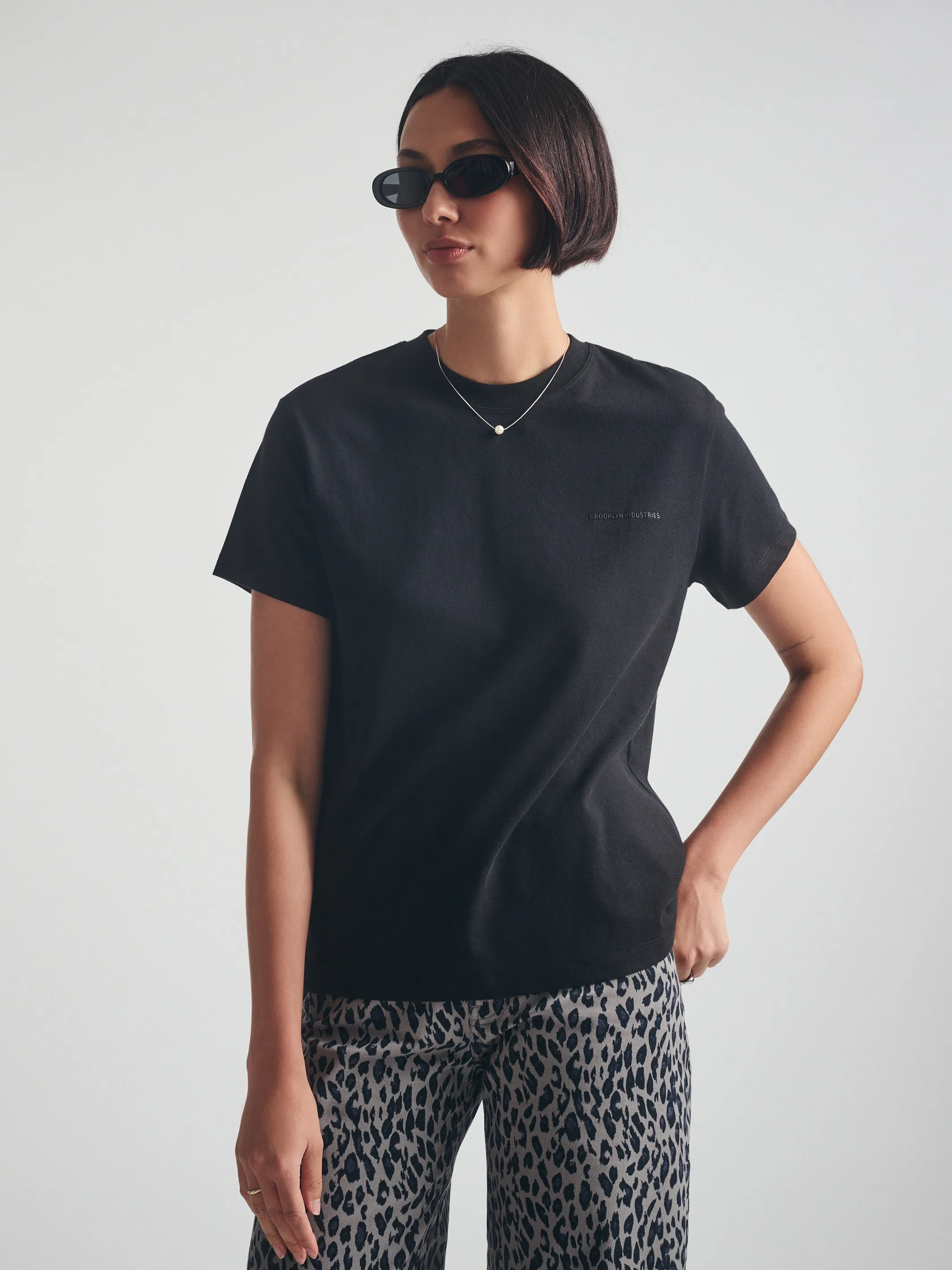 Women's Brooklyn T-Shirt in Black sold by Brooklyn Industries