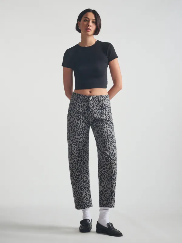 Women's Cargo Pants in Smoke Leo Twill sold by Brooklyn Industries