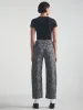 Women's Cargo Pants in Smoke Leo Twill sold by Brooklyn Industries