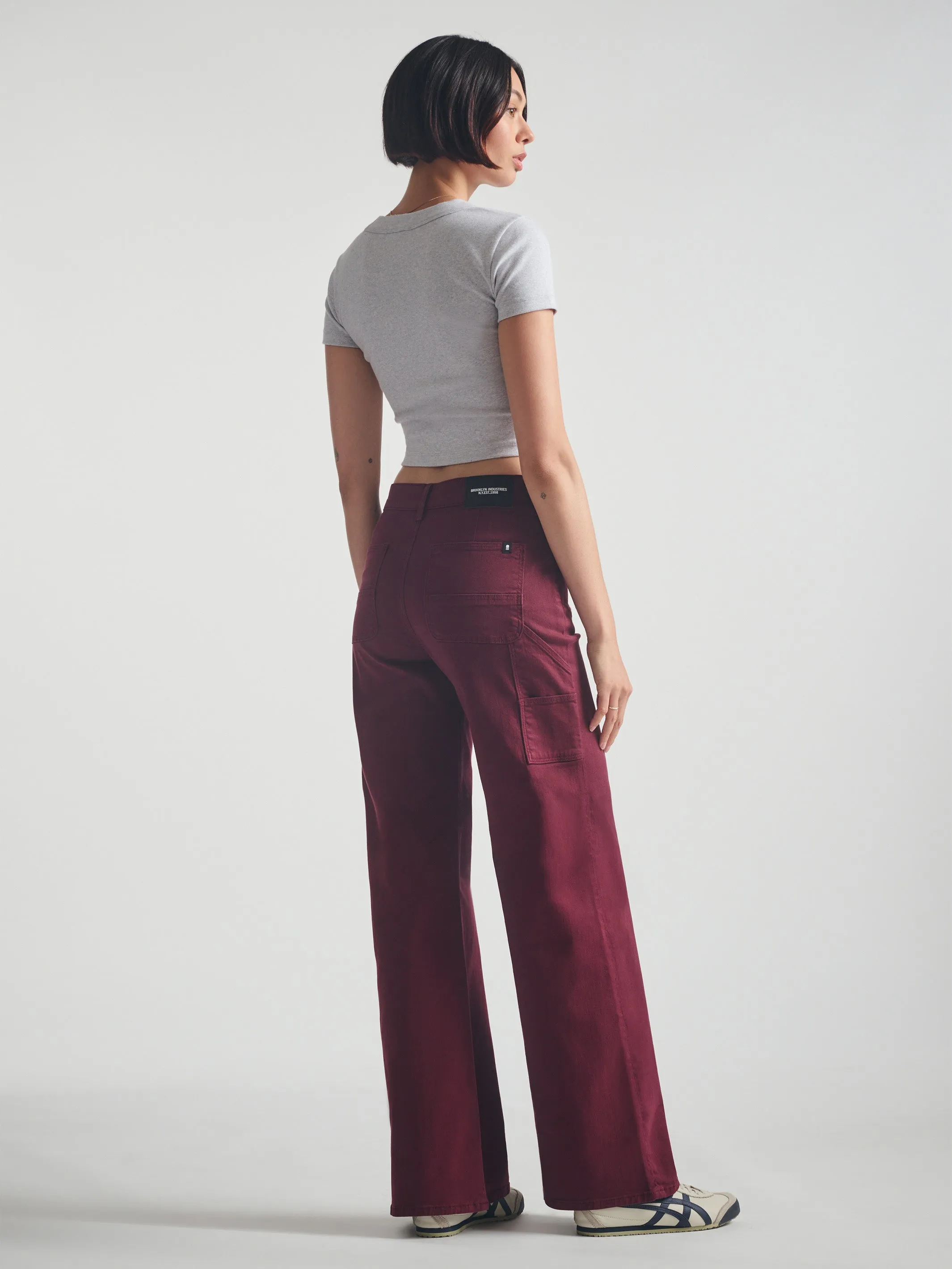 Women's Carpenter Jeans in Windsor Wine Colored Denim sold by Brooklyn Industries product image thumbnail 2