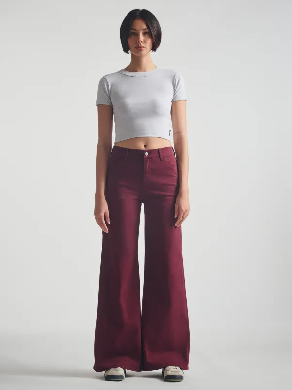 Women's Carpenter Jeans in Windsor Wine Colored Denim sold by Brooklyn Industries