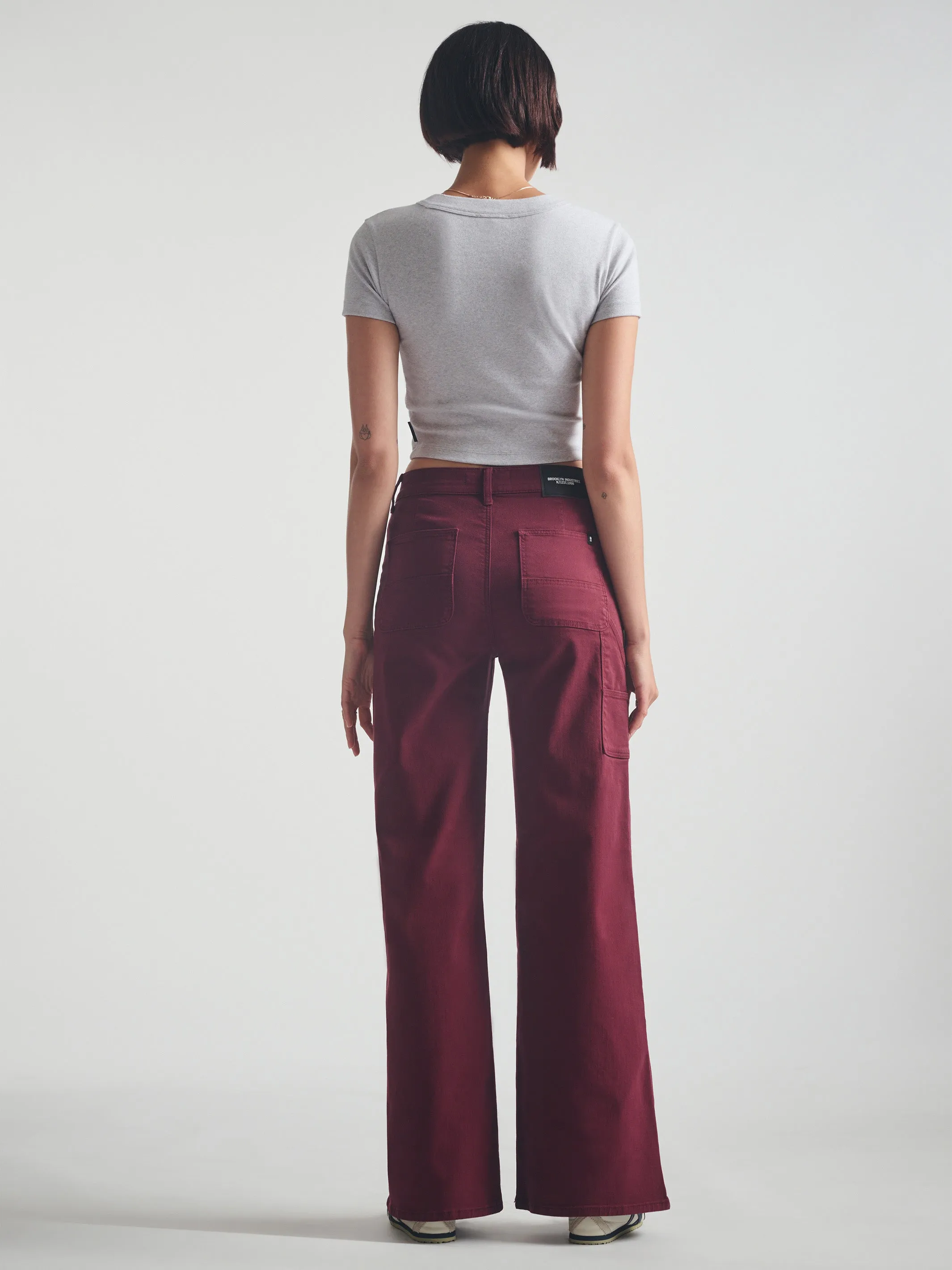 Women's Carpenter Jeans in Windsor Wine Colored Denim sold by Brooklyn Industries product image thumbnail 3