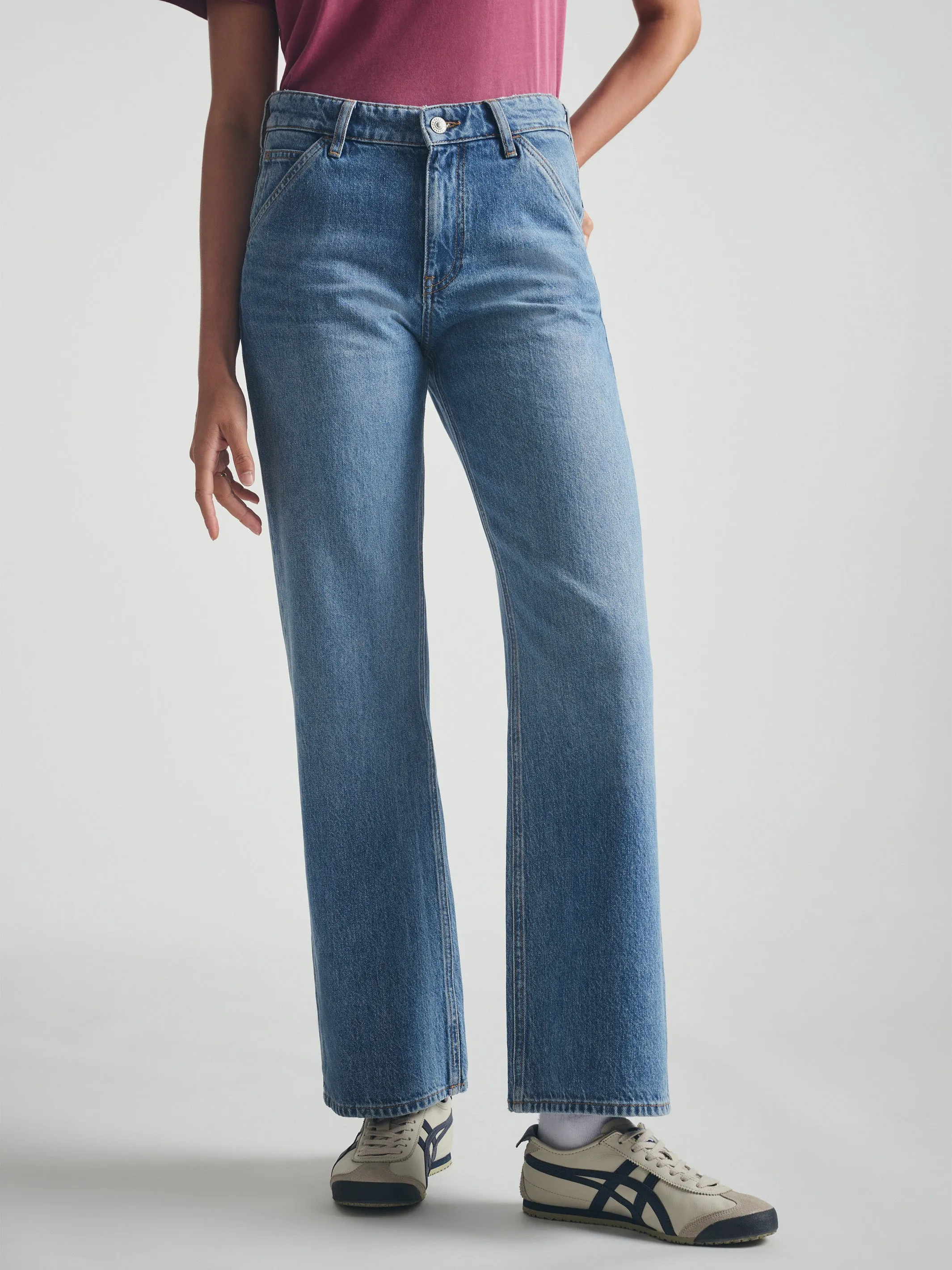 Women's Utility Jeans in Indigo Brushed Denim sold by Brooklyn Industries product image thumbnail 5