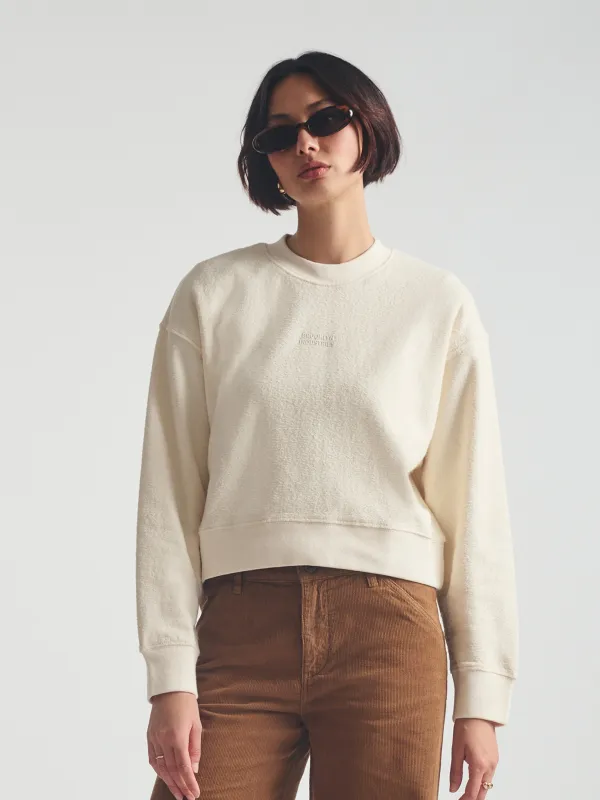 Women's Brooklyn Sweatshirt in Turtledove sold by Brooklyn Industries