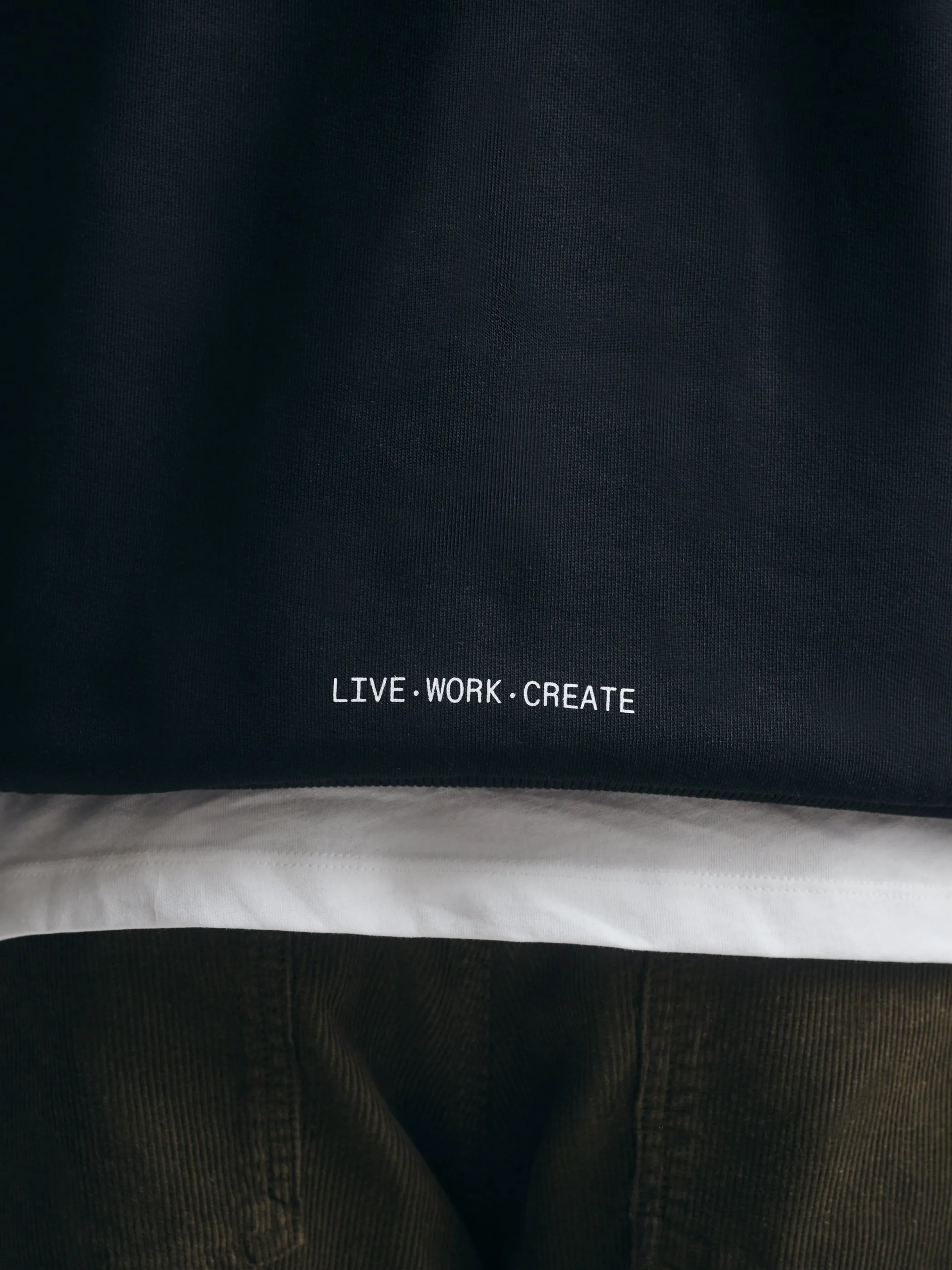 Men's Brooklyn Half Zip Sweatshirt In Black sold by Brooklyn Industries product image thumbnail 5