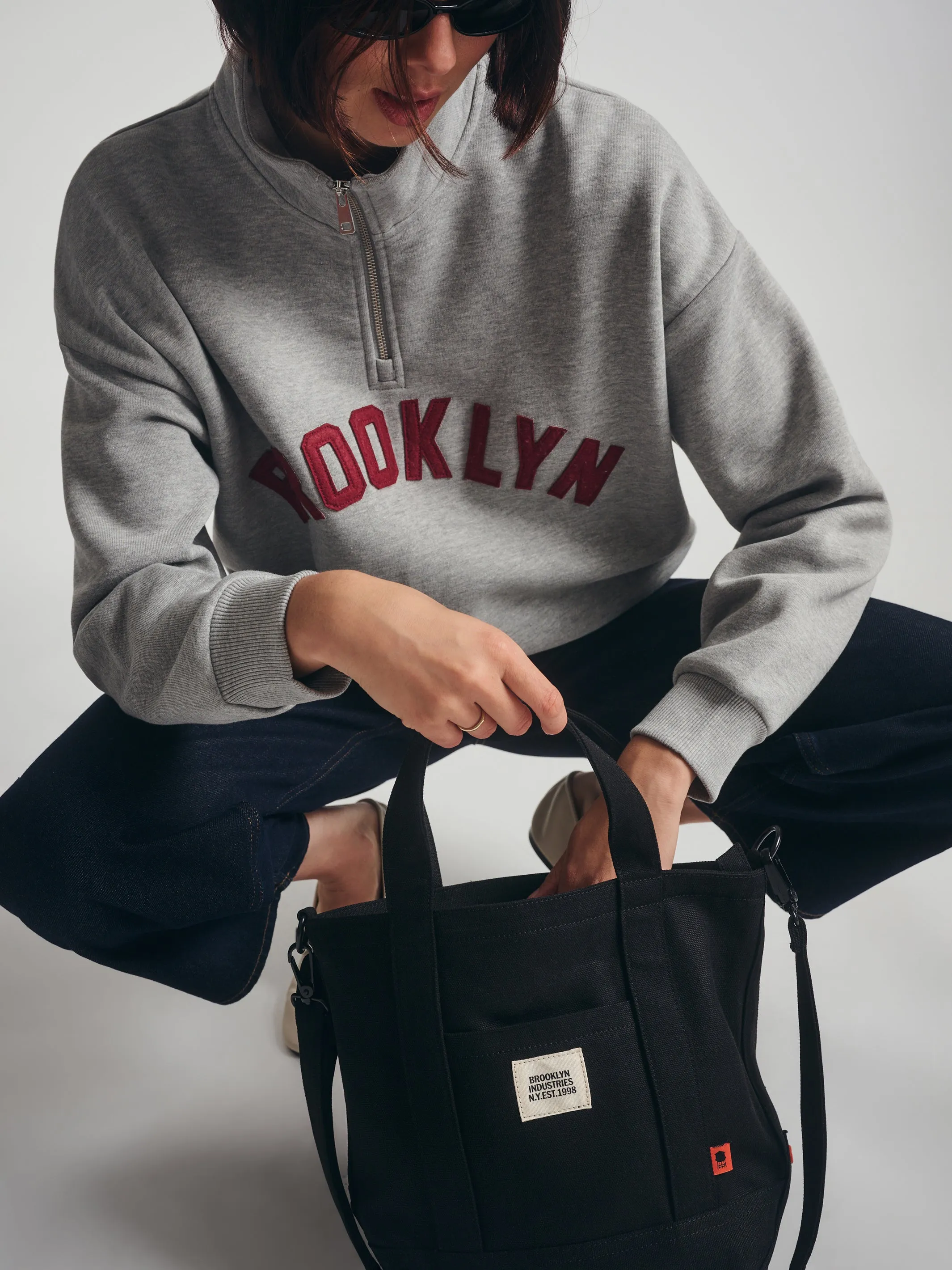 Brooklyn Crossbody Tote Bag in Black sold by Brooklyn Industries product image thumbnail 2