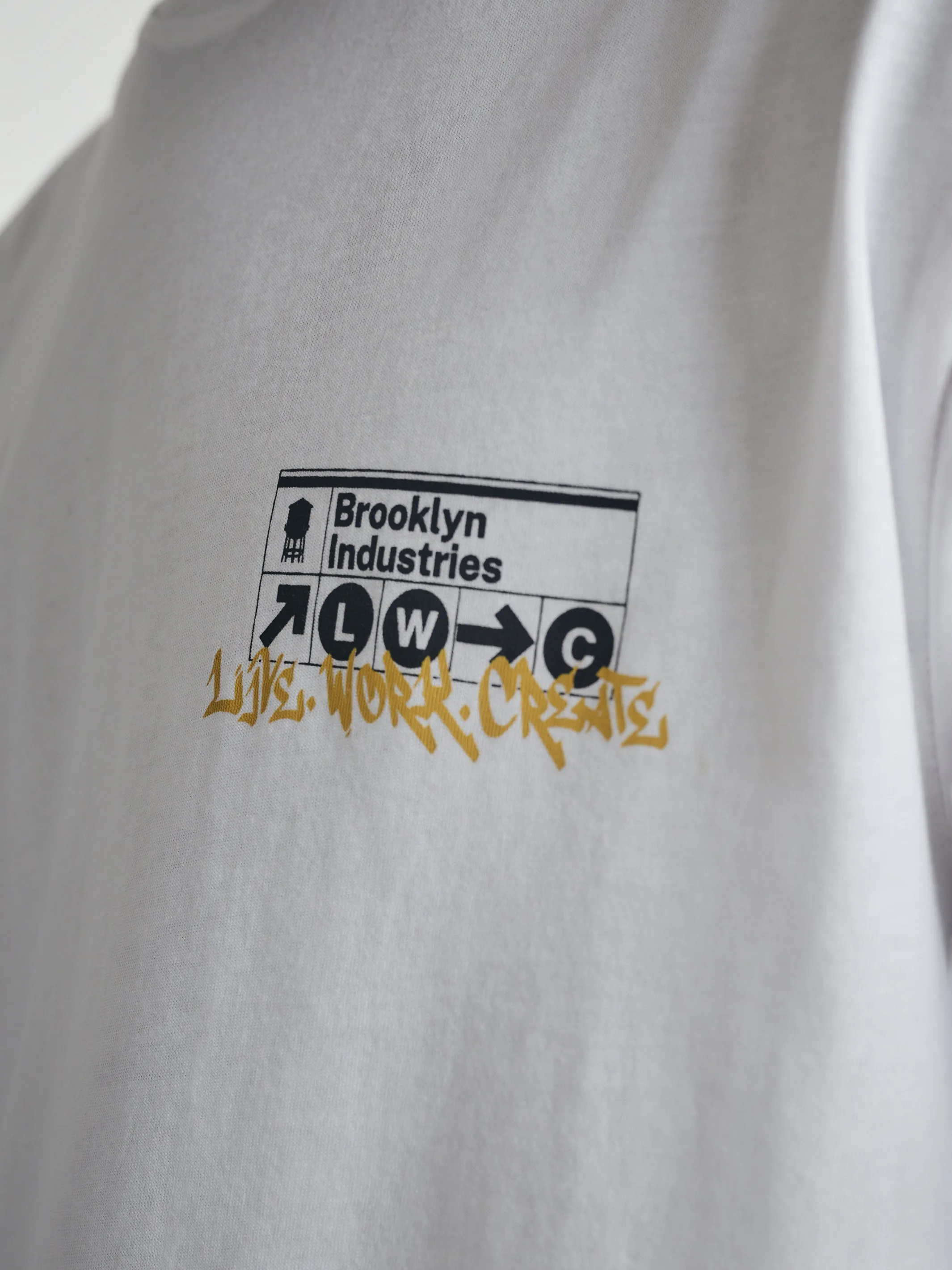 Men's Brooklyn Subway T-Shirt in White sold by Brooklyn Industries product image thumbnail 3