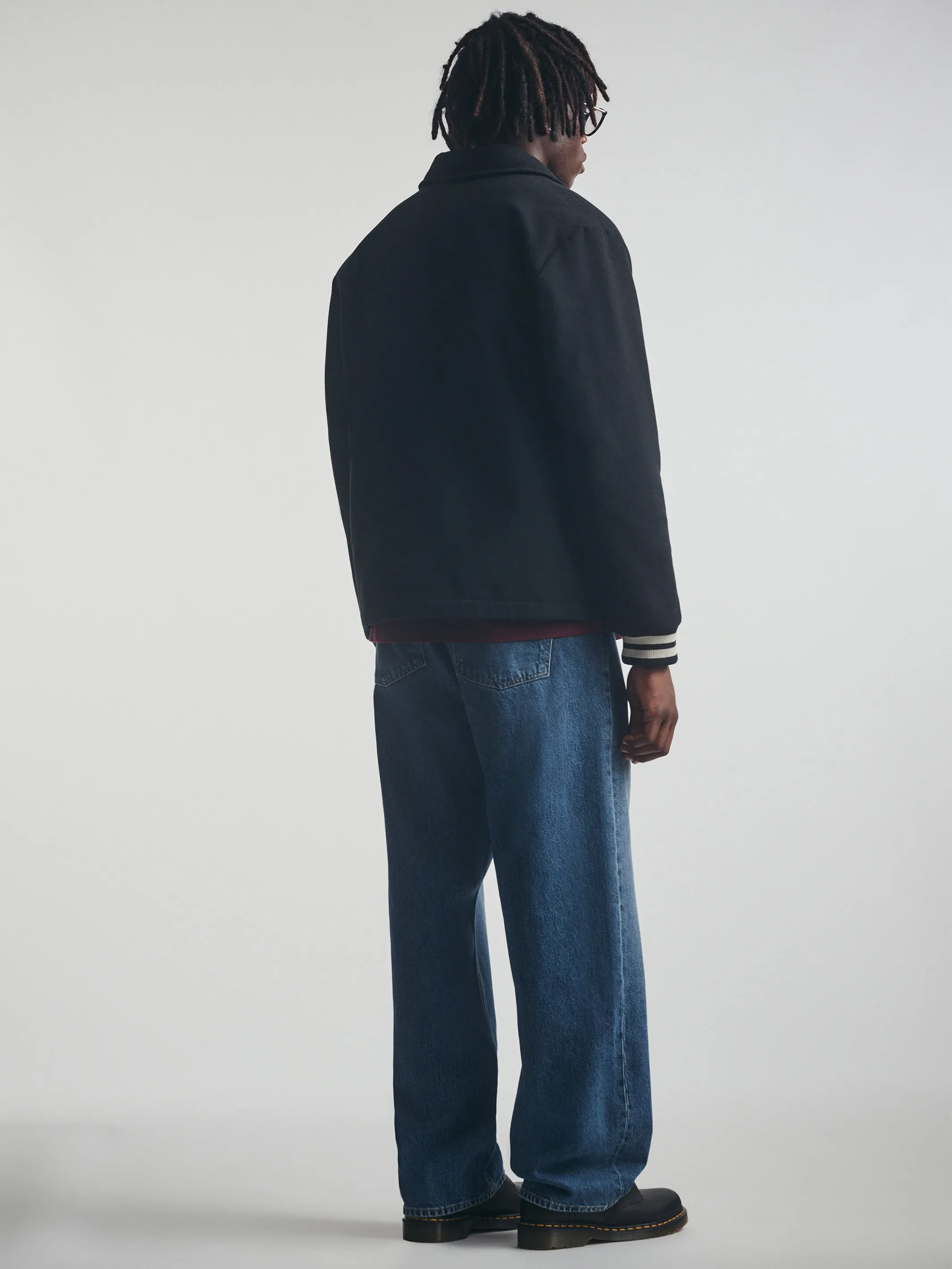 Men's Brooklyn Bomber Jacket in Jet Black sold by Brooklyn Industries product image thumbnail 3