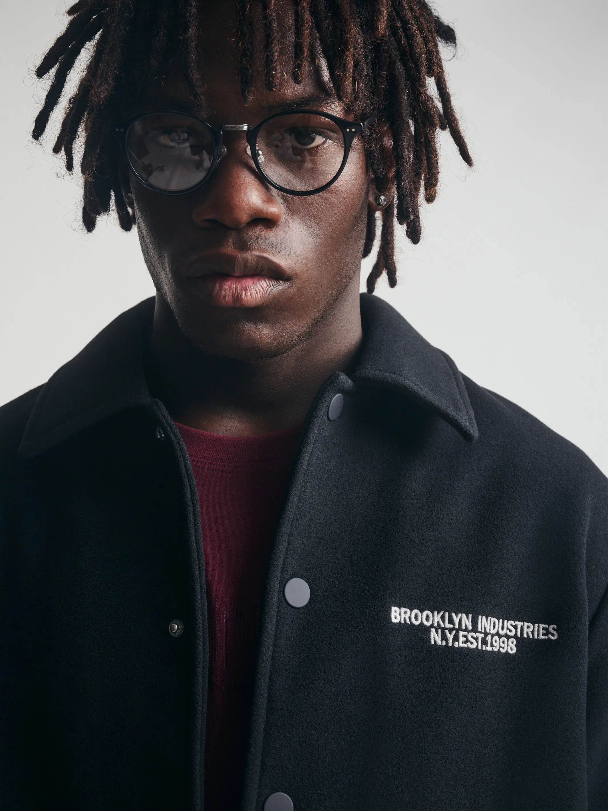 Men's Brooklyn Bomber Jacket in Jet Black sold by Brooklyn Industries product image thumbnail 5