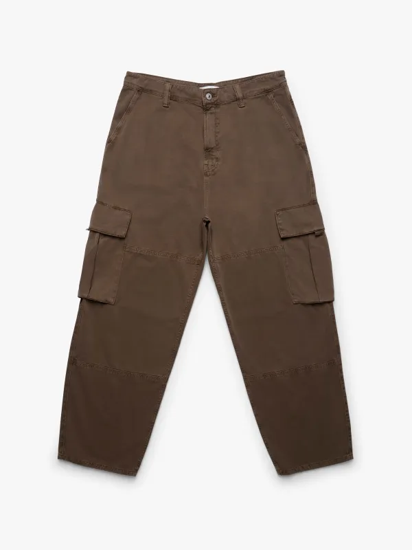 Men's Cargo Pants in Mocha Twill sold by Brooklyn Industries