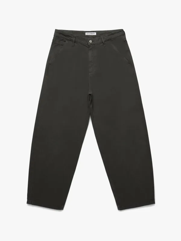 Men's Baggy Pants in British Khaki Canvas sold by Brooklyn Industries