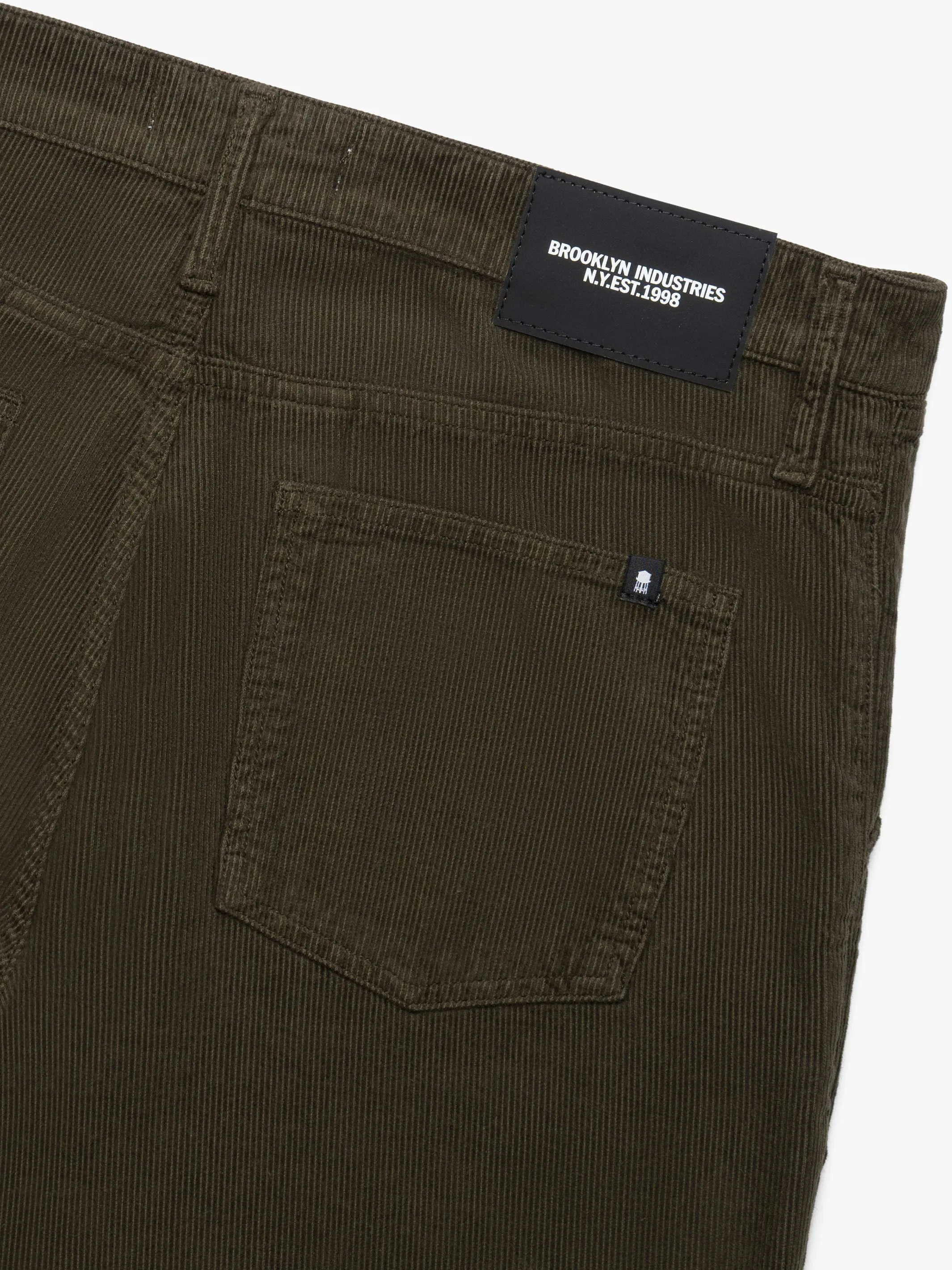 Men's Utility Pants In Dark Olive Cord sold by Brooklyn Industries product image thumbnail 4