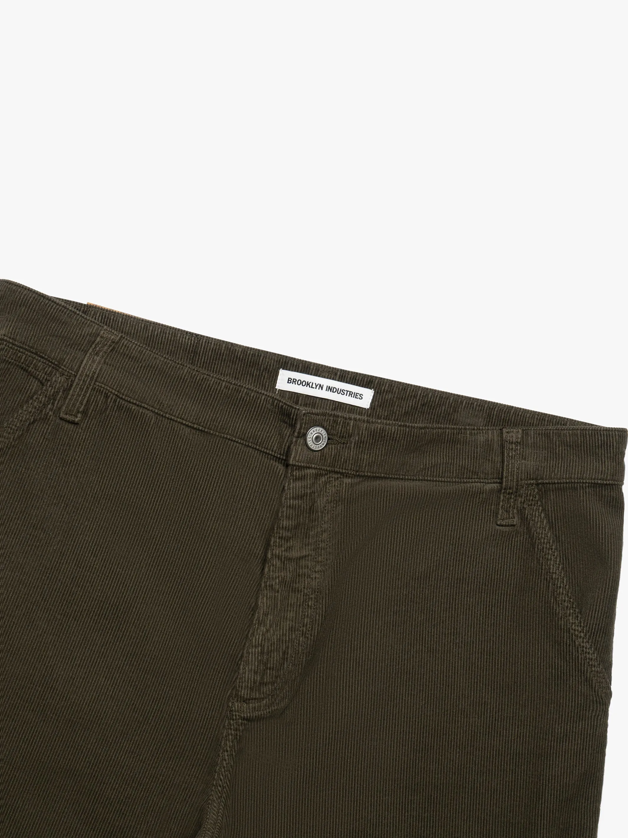 Men's Utility Pants In Dark Olive Cord sold by Brooklyn Industries product image thumbnail 3