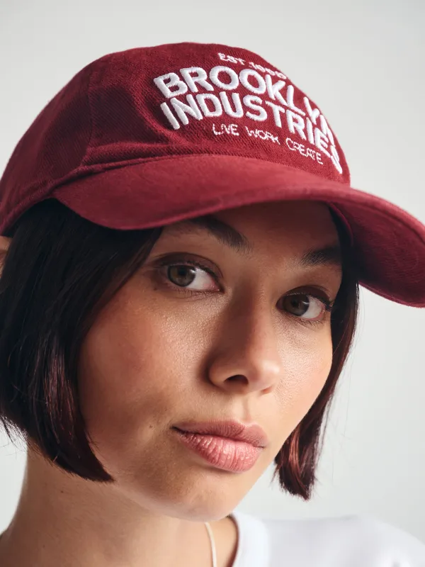 BKI Cap in Bordeaux sold by Brooklyn Industries