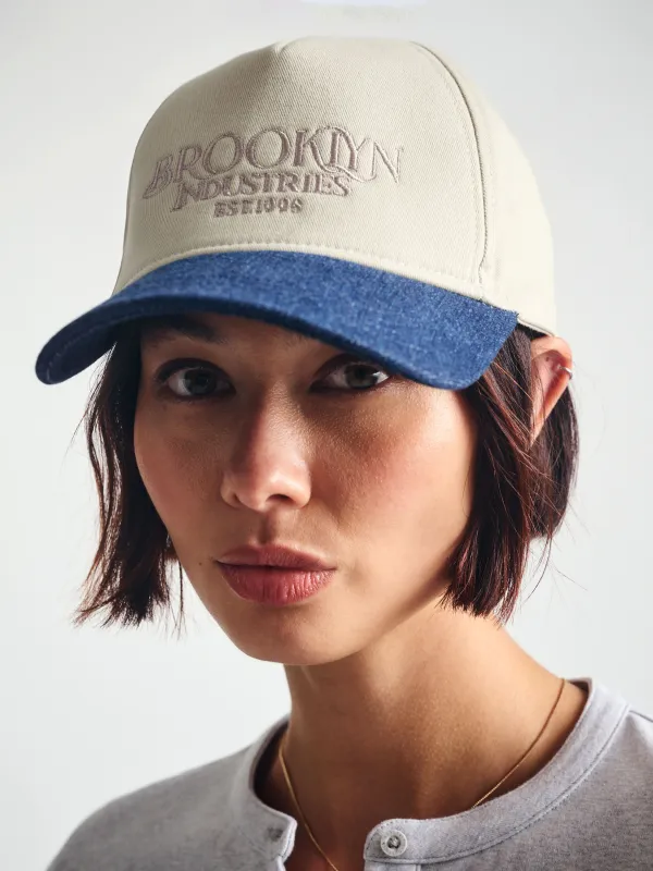 BKI Cap in Stone and Light Night sold by Brooklyn Industries