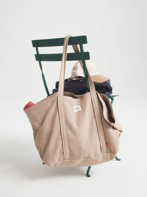 Brooklyn Shopper Tote Bag in Beige sold by Brooklyn Industries