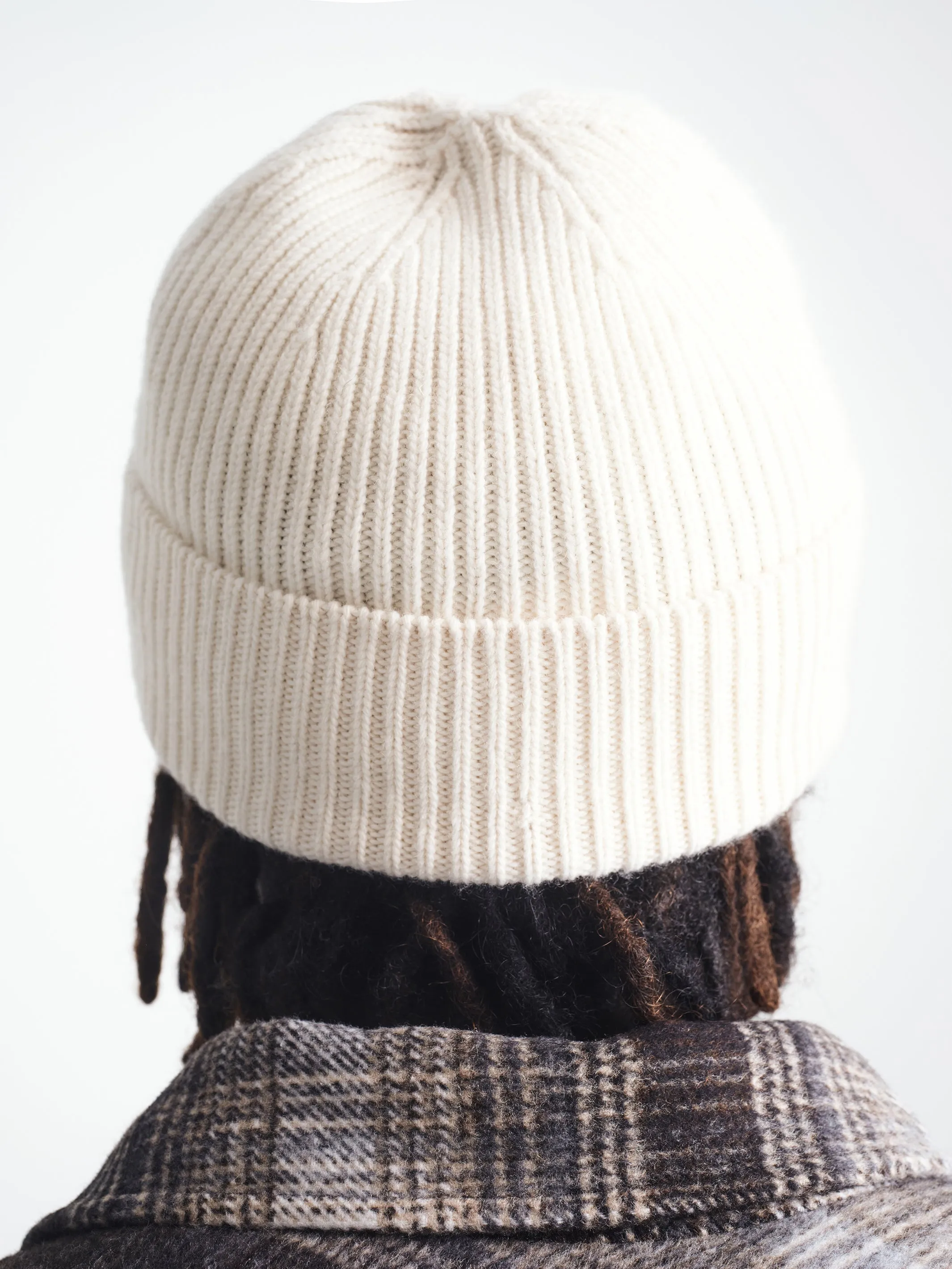 Water Tower Beanie in Ecru sold by Brooklyn Industries product image thumbnail 3