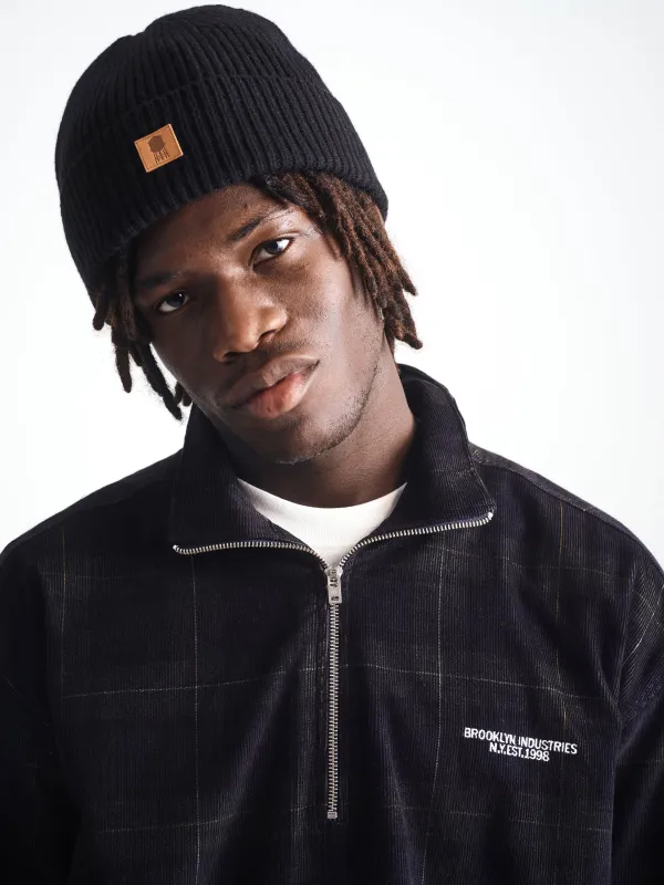 Water Tower Beanie in Black sold by Brooklyn Industries