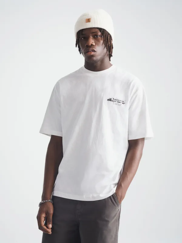 Men's Brooklyn Vintage T-Shirt in Antique White sold by Brooklyn Industries