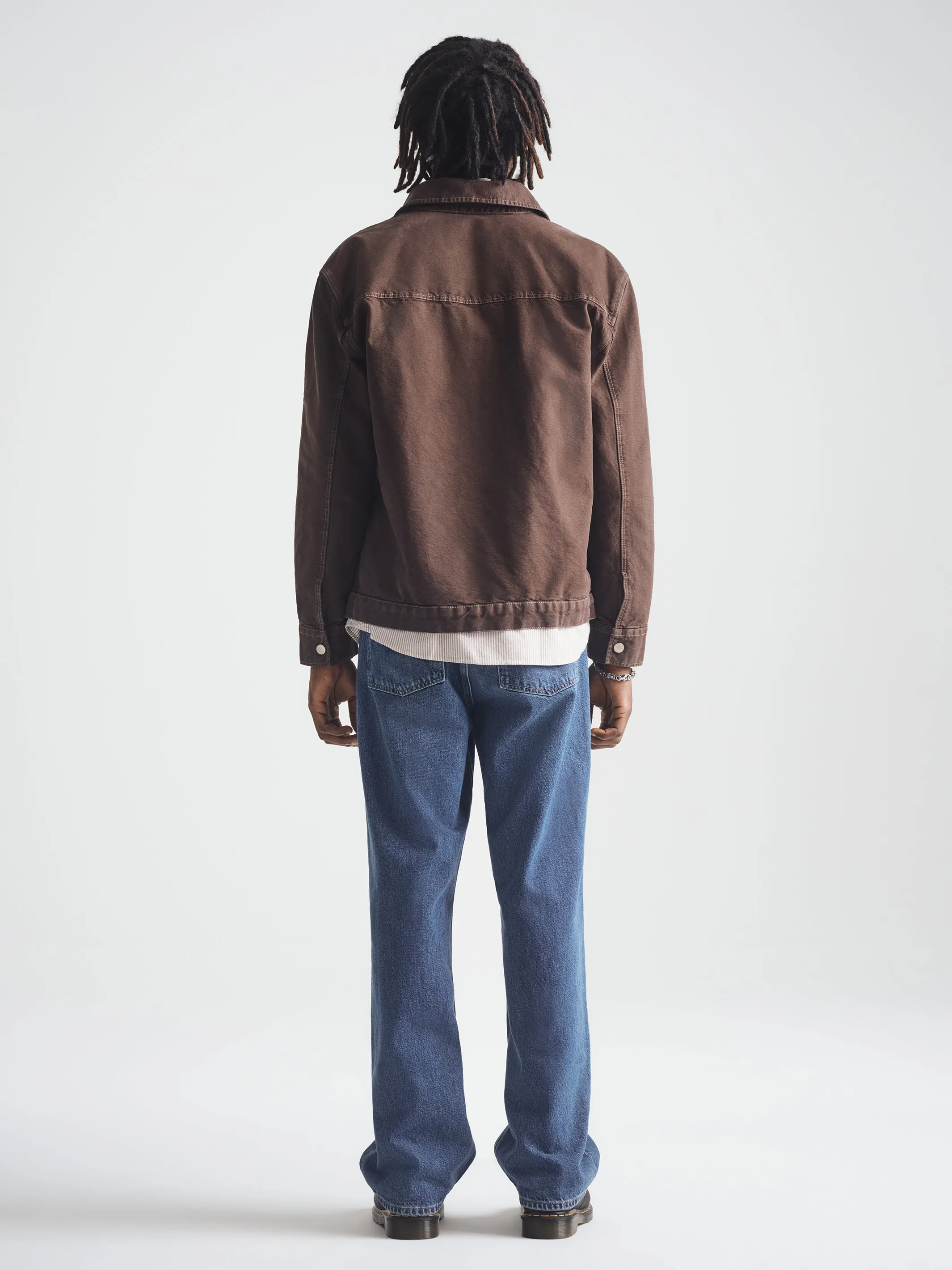 Men's Work Overshirt in After Dark sold by Brooklyn Industries product image thumbnail 4