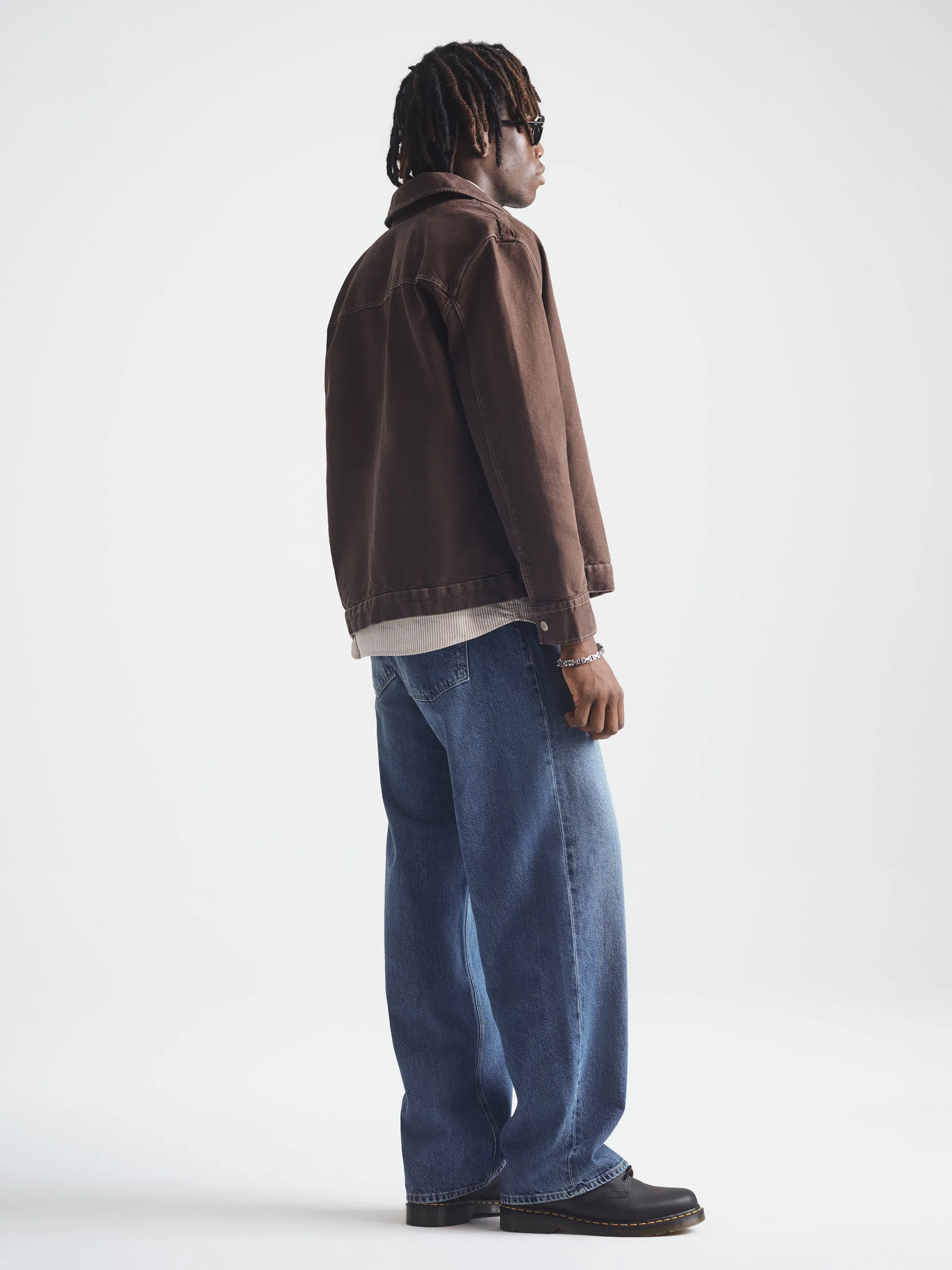 Men's Work Overshirt in After Dark sold by Brooklyn Industries product image thumbnail 3