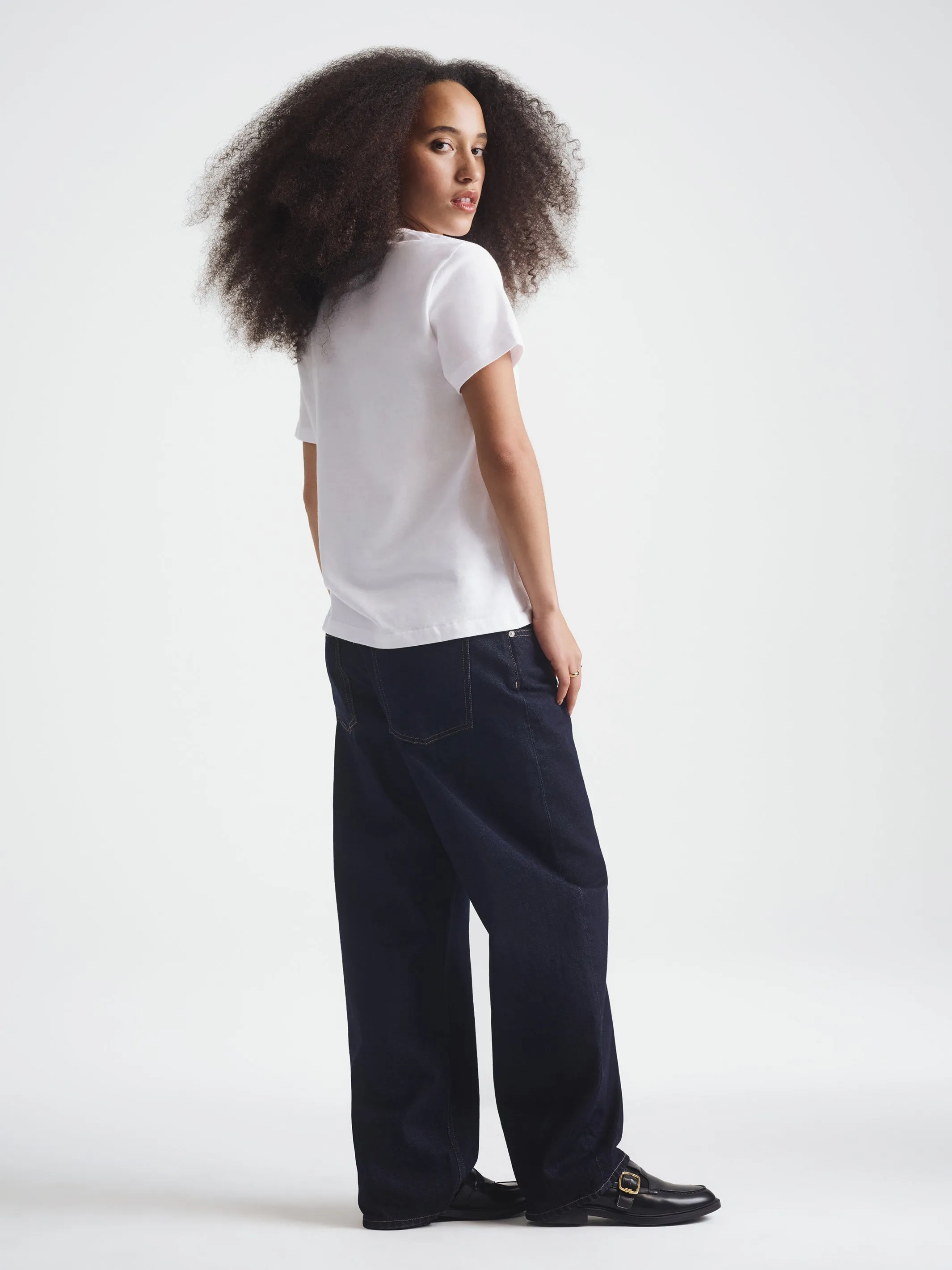 Women's Brooklyn T-Shirt in White sold by Brooklyn Industries product image thumbnail 4