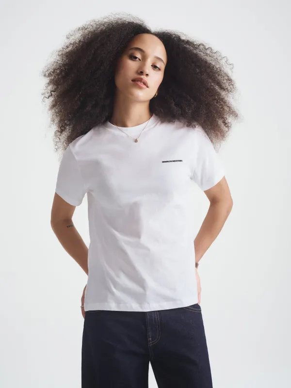 Women's Brooklyn T-Shirt in White sold by Brooklyn Industries