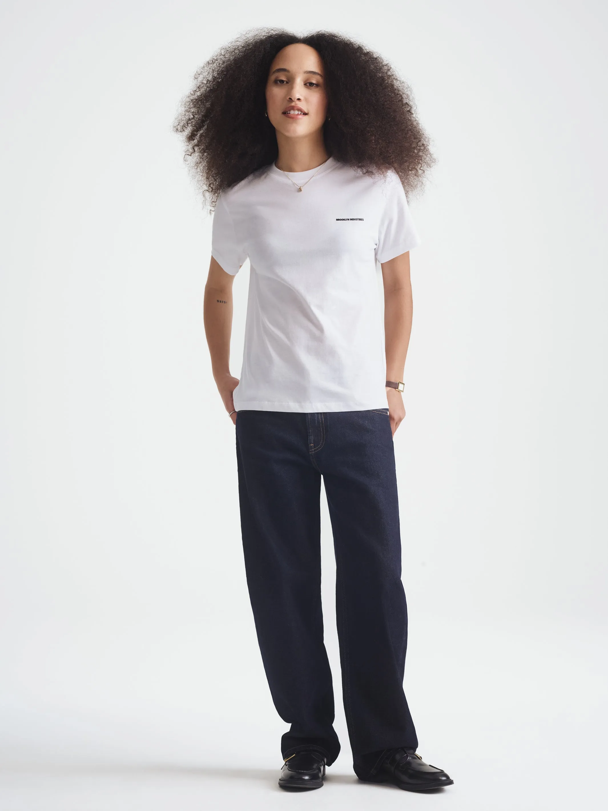 Women's Brooklyn T-Shirt in White sold by Brooklyn Industries product image thumbnail 2