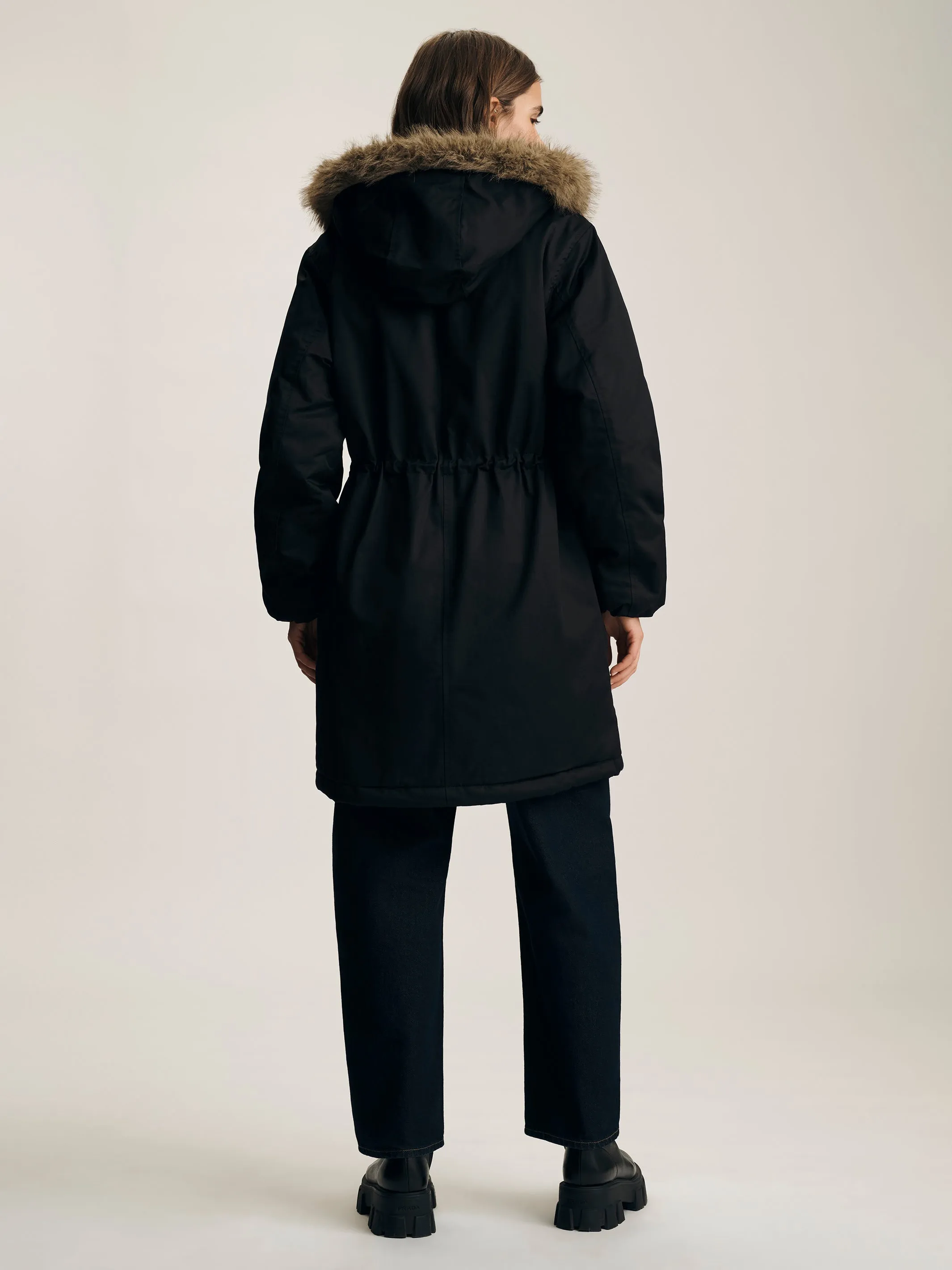 Women's Hooded Parka in Black sold by Brooklyn Industries product image thumbnail 4
