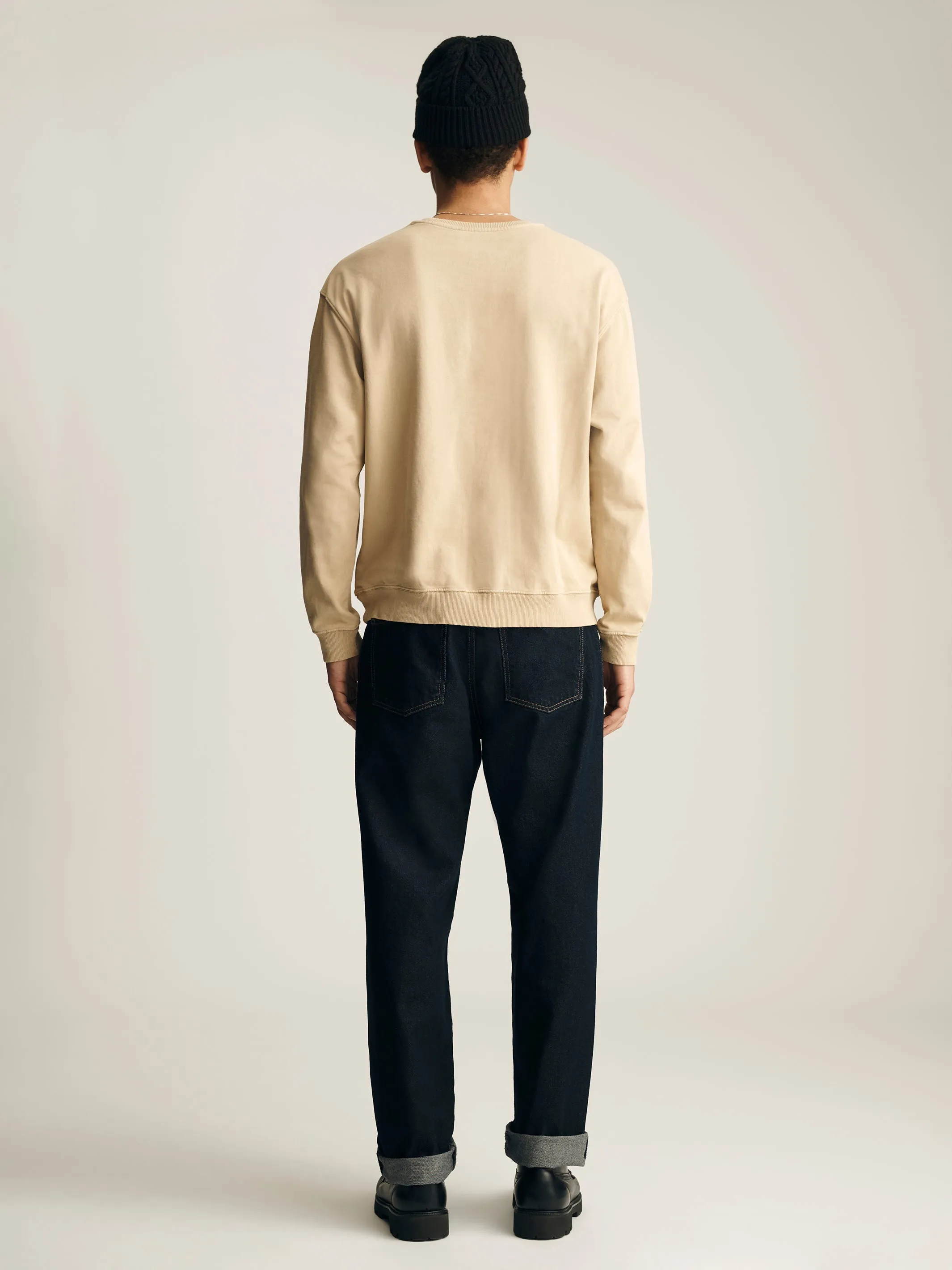 Men's Brooklyn Street Sign Sweatshirt in Irish Cream sold by Brooklyn Industries product image thumbnail 3