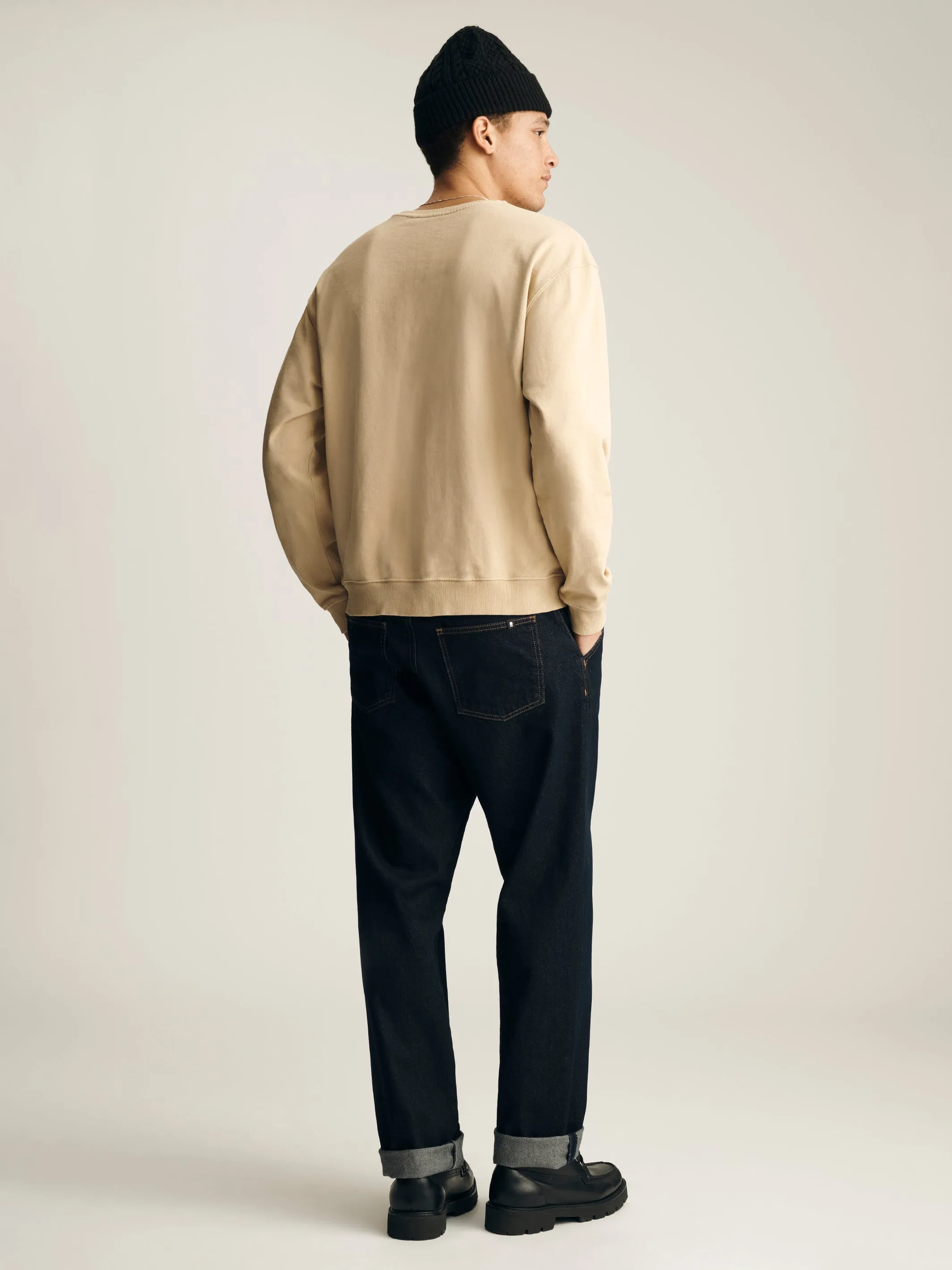 Men's Brooklyn Street Sign Sweatshirt in Irish Cream sold by Brooklyn Industries product image thumbnail 4