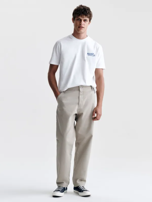Men's Williamsburg Carpenter Pants in Saige Colored Canvas made by Brooklyn Industries