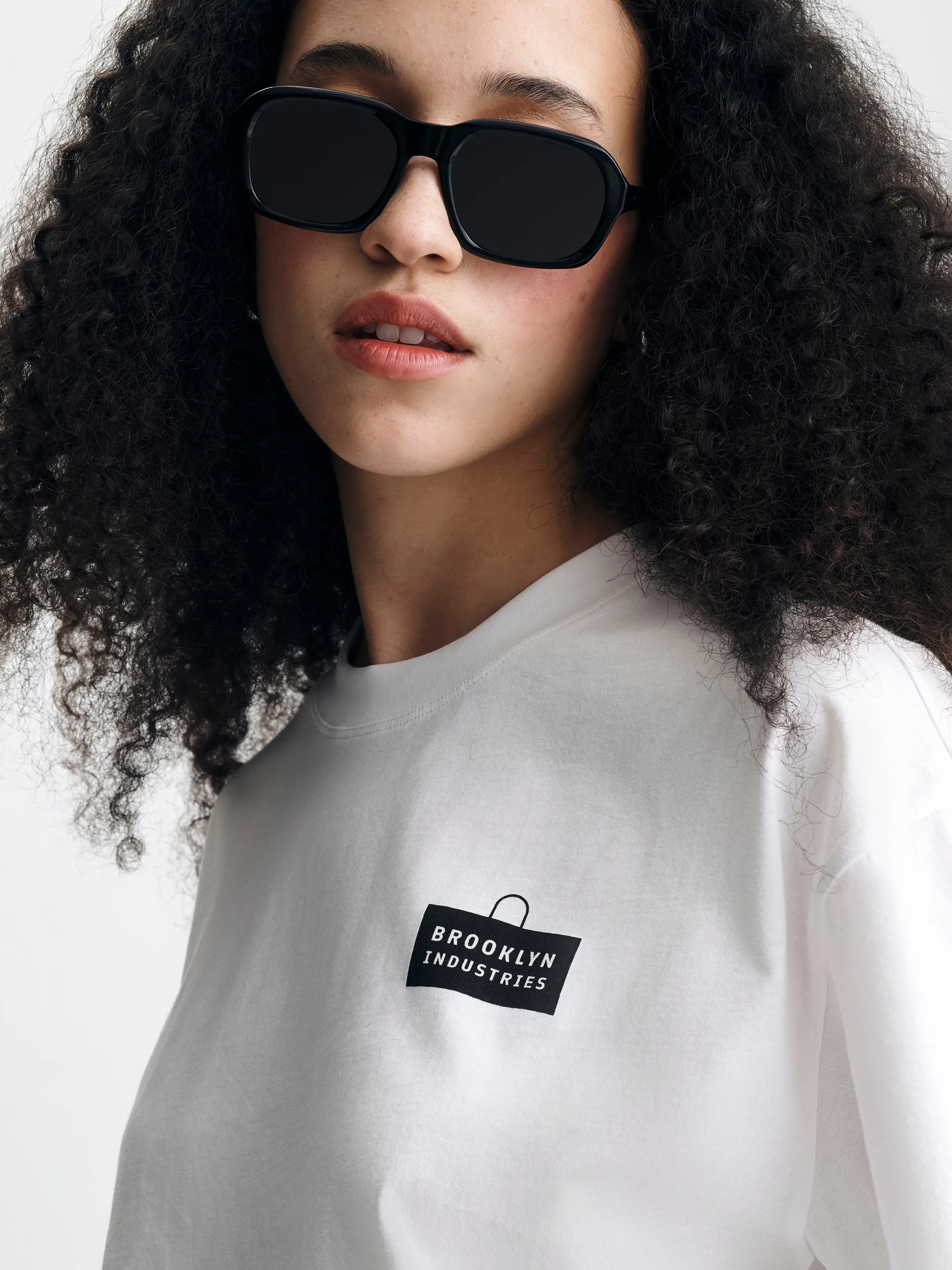 Women's City Rhythm T-Shirt in White sold by Brooklyn Industries product image thumbnail 5