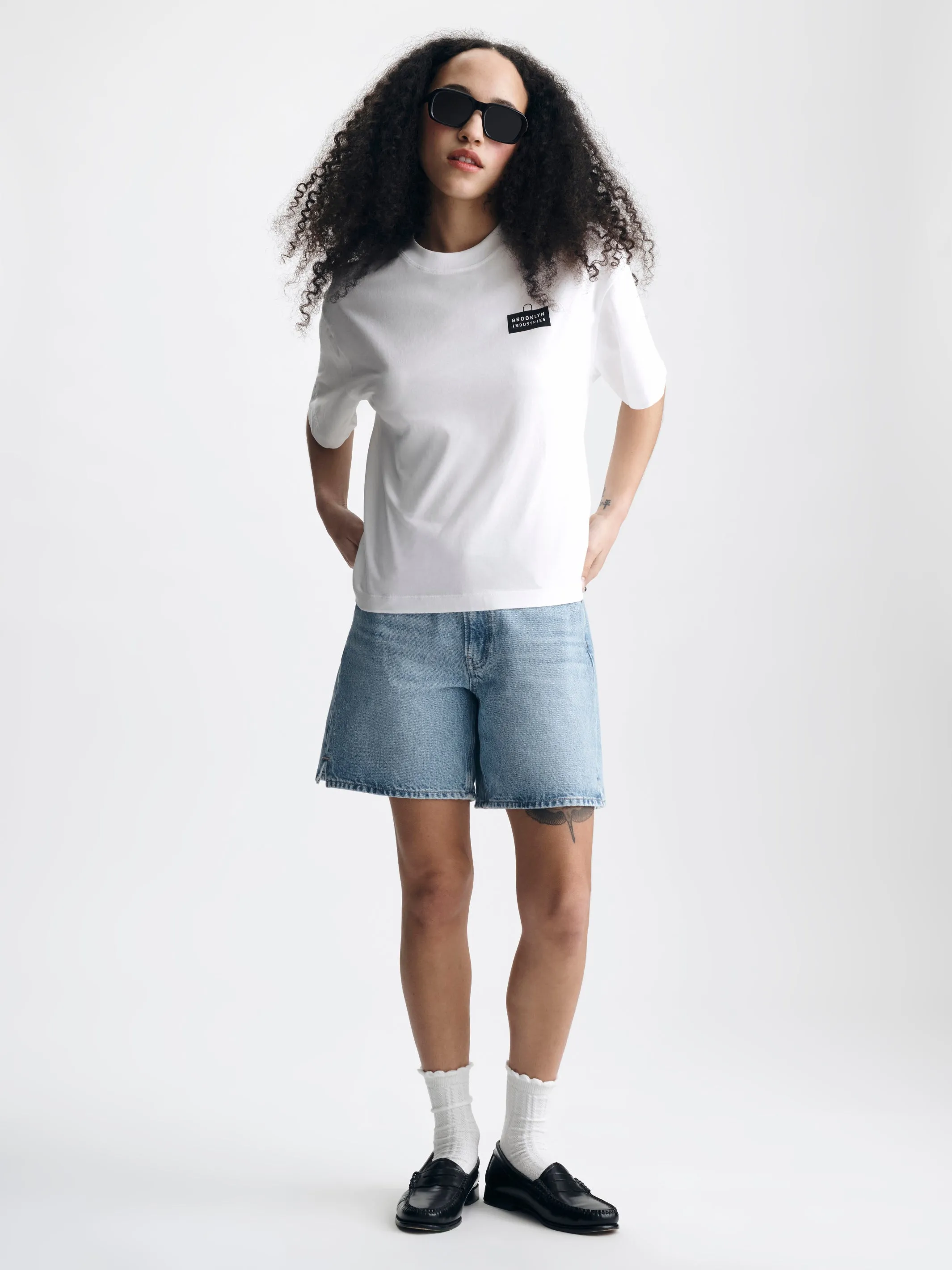 Women's City Rhythm T-Shirt in White sold by Brooklyn Industries product image thumbnail 3