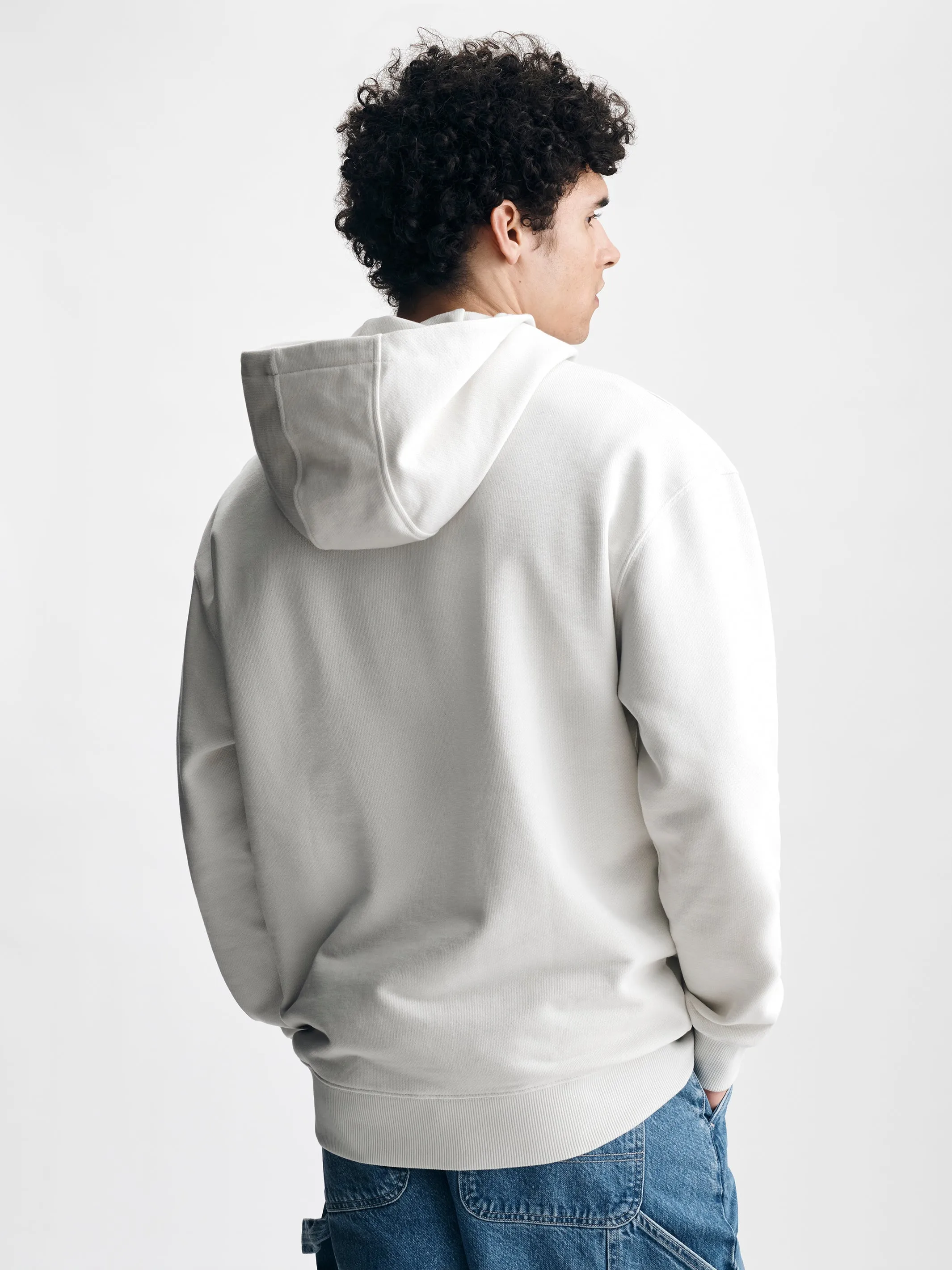 Men's Brooklyn Industries Hoodie in White Onyx sold by Brooklyn Industries product image thumbnail 4