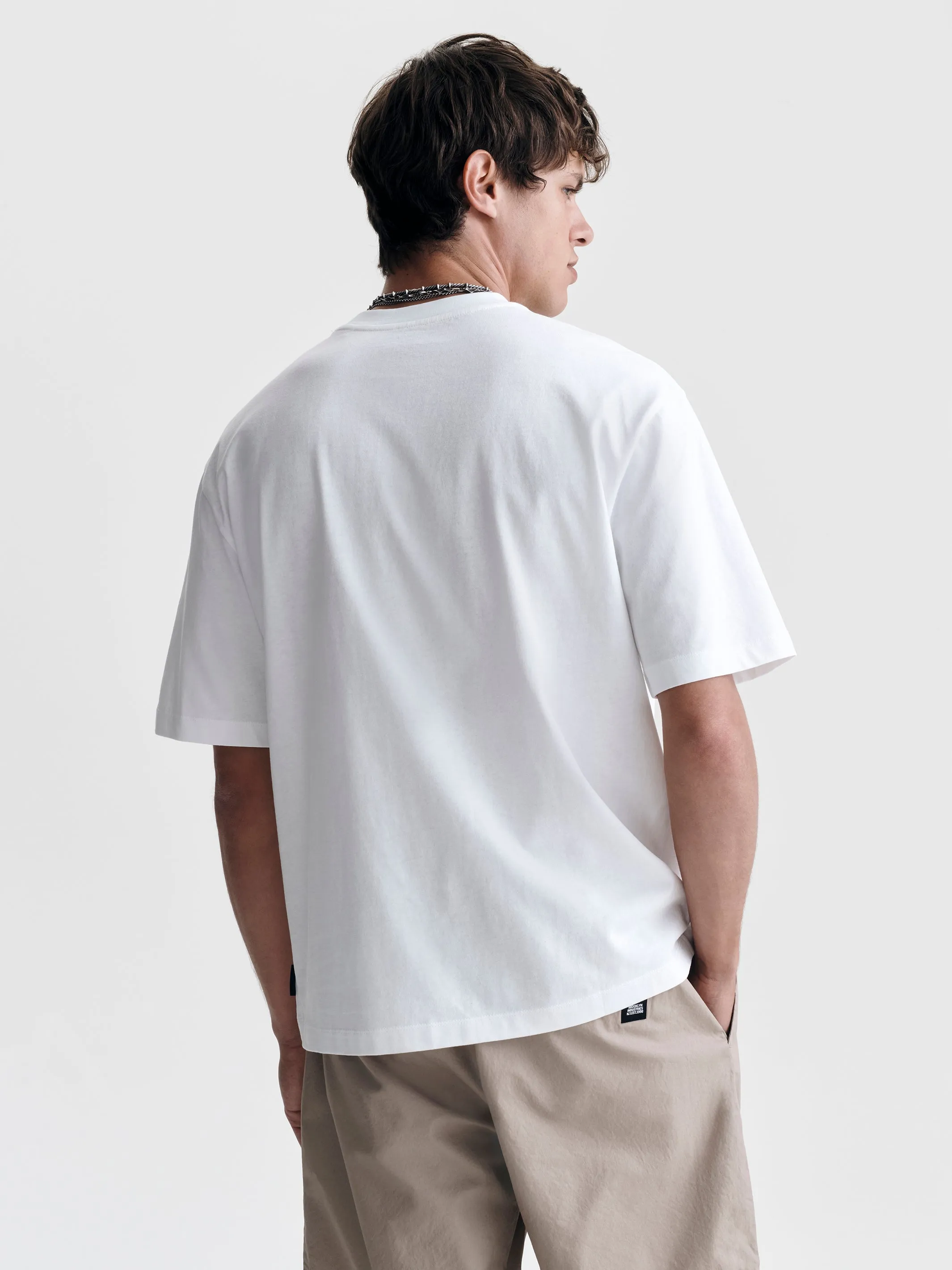 Men's Brooklyn Pocket T-Shirt in White sold by Brooklyn Industries product image thumbnail 2
