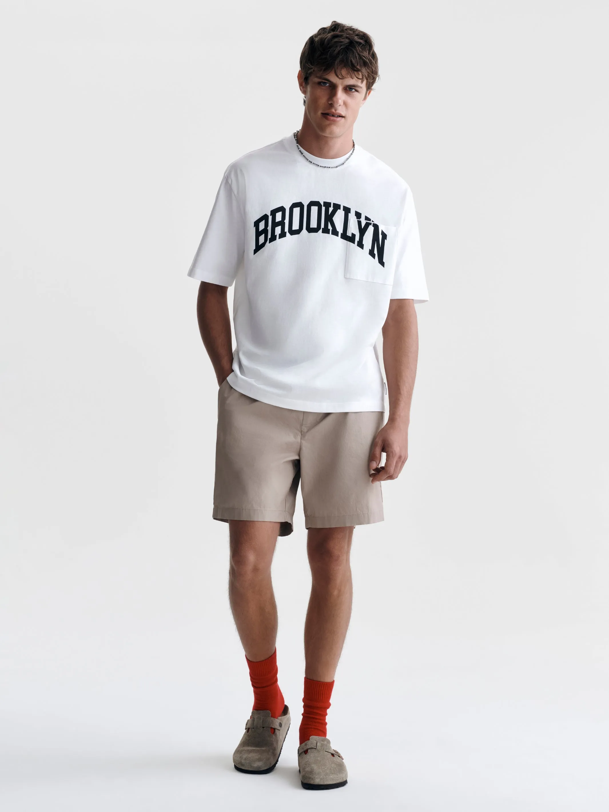 Men's Brooklyn Pocket T-Shirt in White sold by Brooklyn Industries product image thumbnail 5