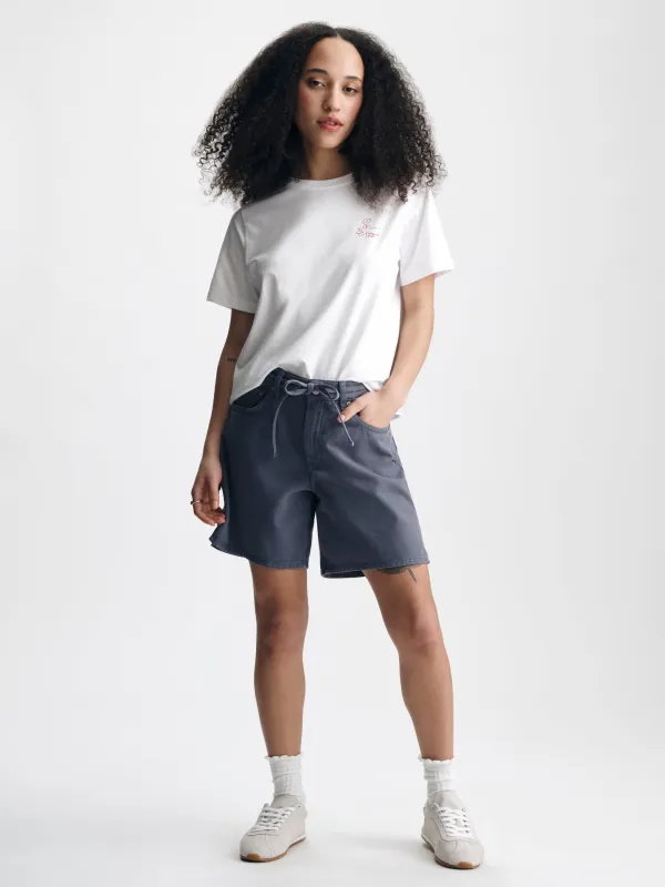 Women's Morgan Shorts in Folkstone Colored Denim made by Brooklyn Industries