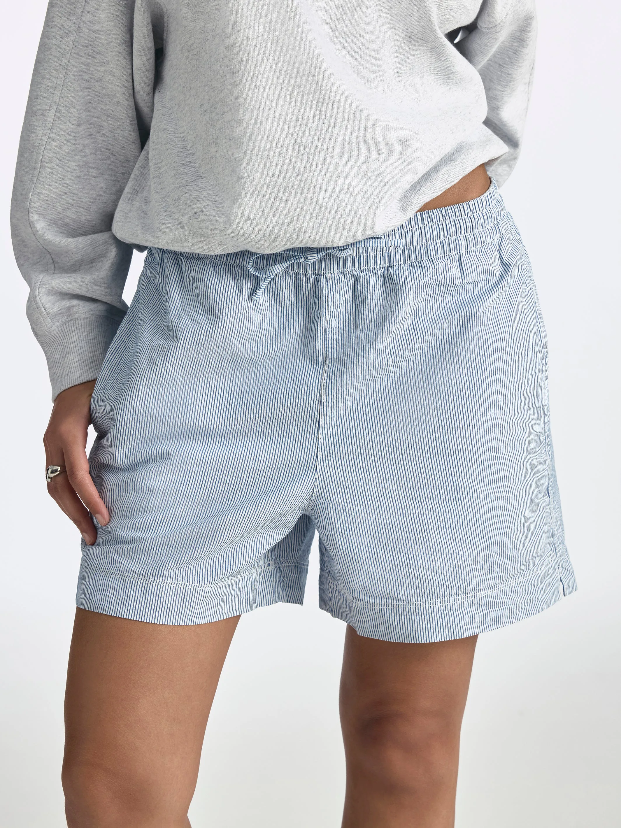 Women's Drawstring Striped Shorts sold by Brooklyn Industries product image thumbnail 3