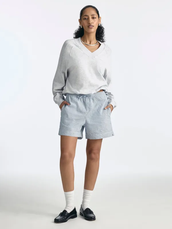 Women's Drawstring Striped Shorts made by Brooklyn Industries