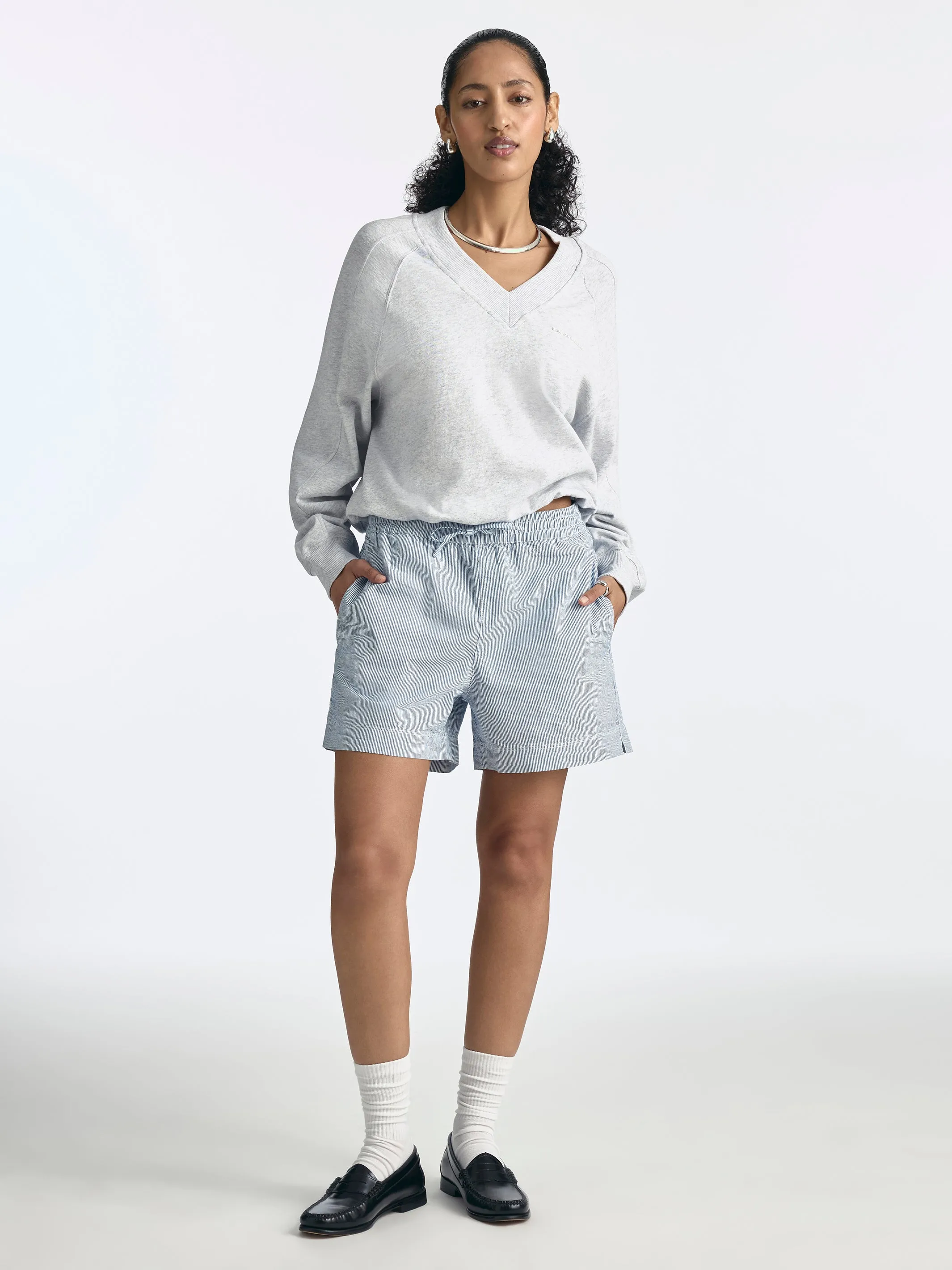 Women's Drawstring Striped Shorts sold by Brooklyn Industries