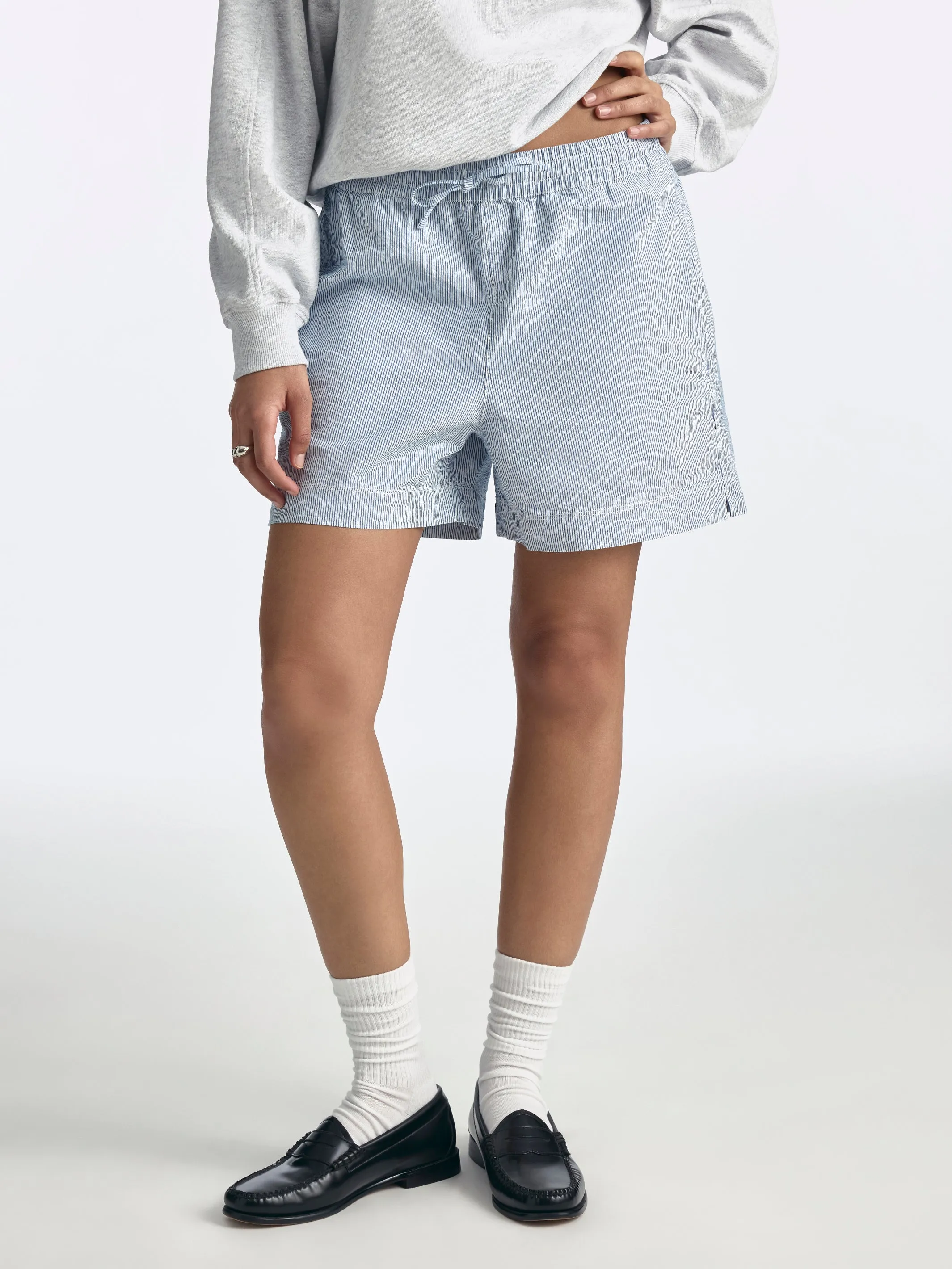 Women's Drawstring Striped Shorts sold by Brooklyn Industries product image thumbnail 5